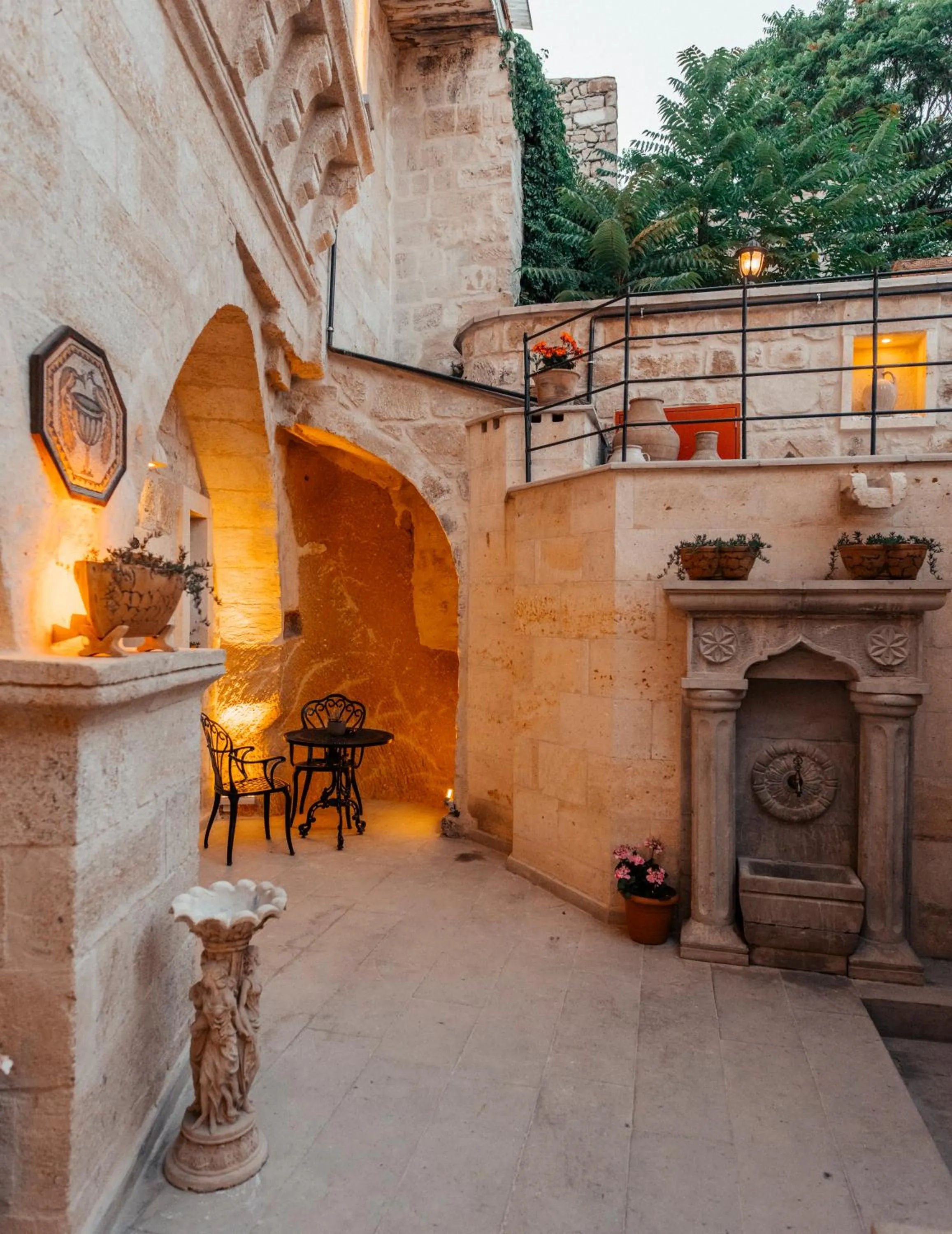 Patio in Lagoon Cave Suites