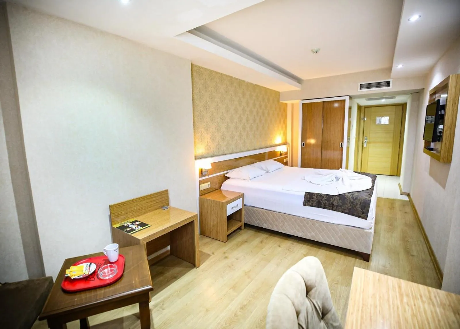 TV and multimedia, Bed in Bayazıt Hotel