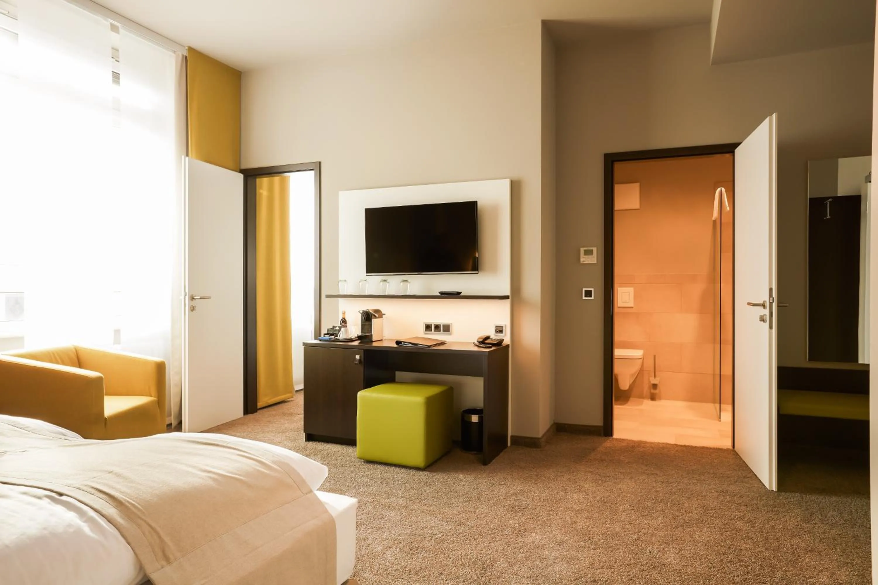 Decorative detail, Bed in Hotel Platzhirsch