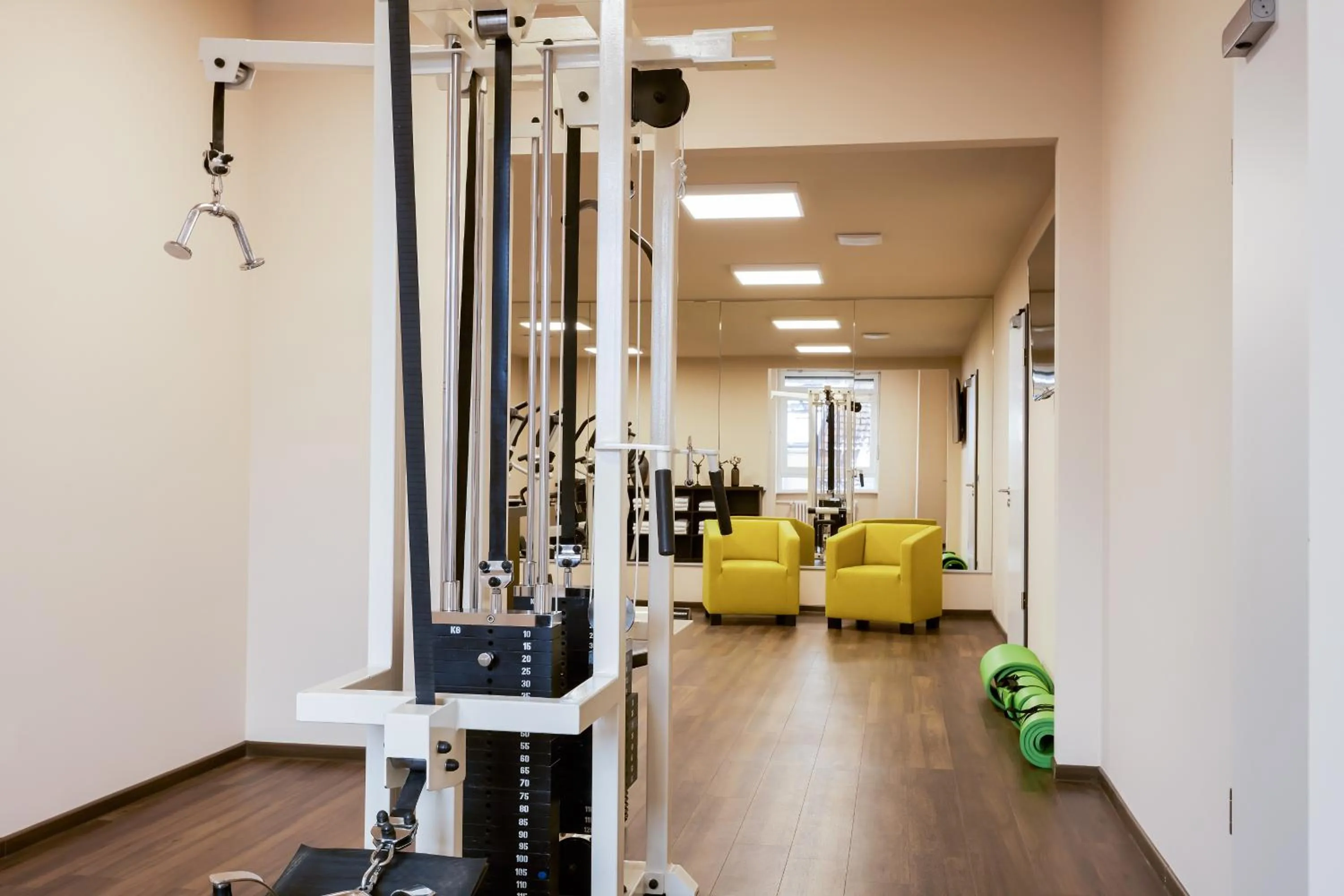 Fitness centre/facilities in Hotel Platzhirsch