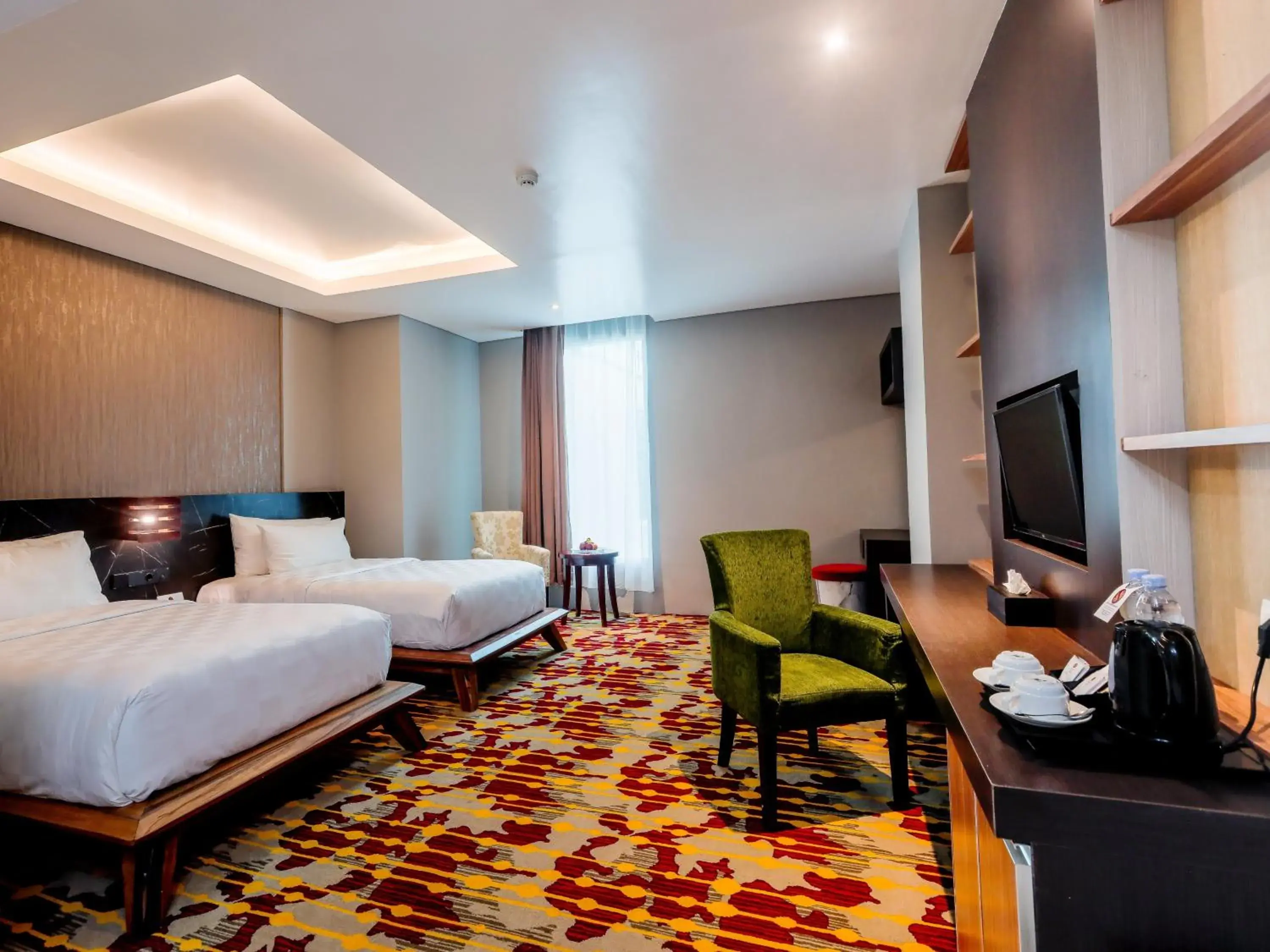 Deluxe Twin Room in Grand Sya Hotel Deluxe Twin Room in Grand Sya Hotel