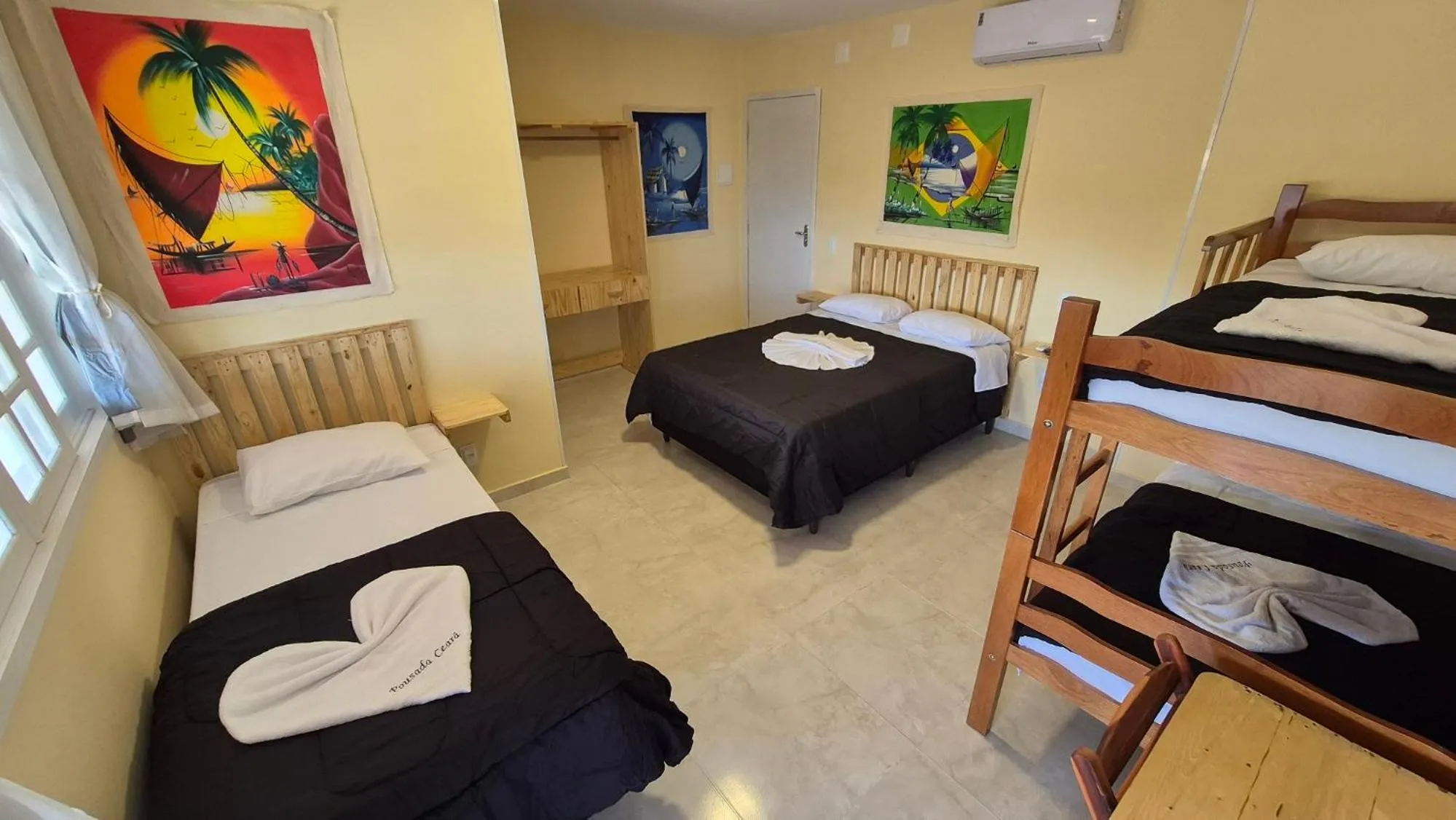Bed in Pousada Ceará - Porto das Dunas