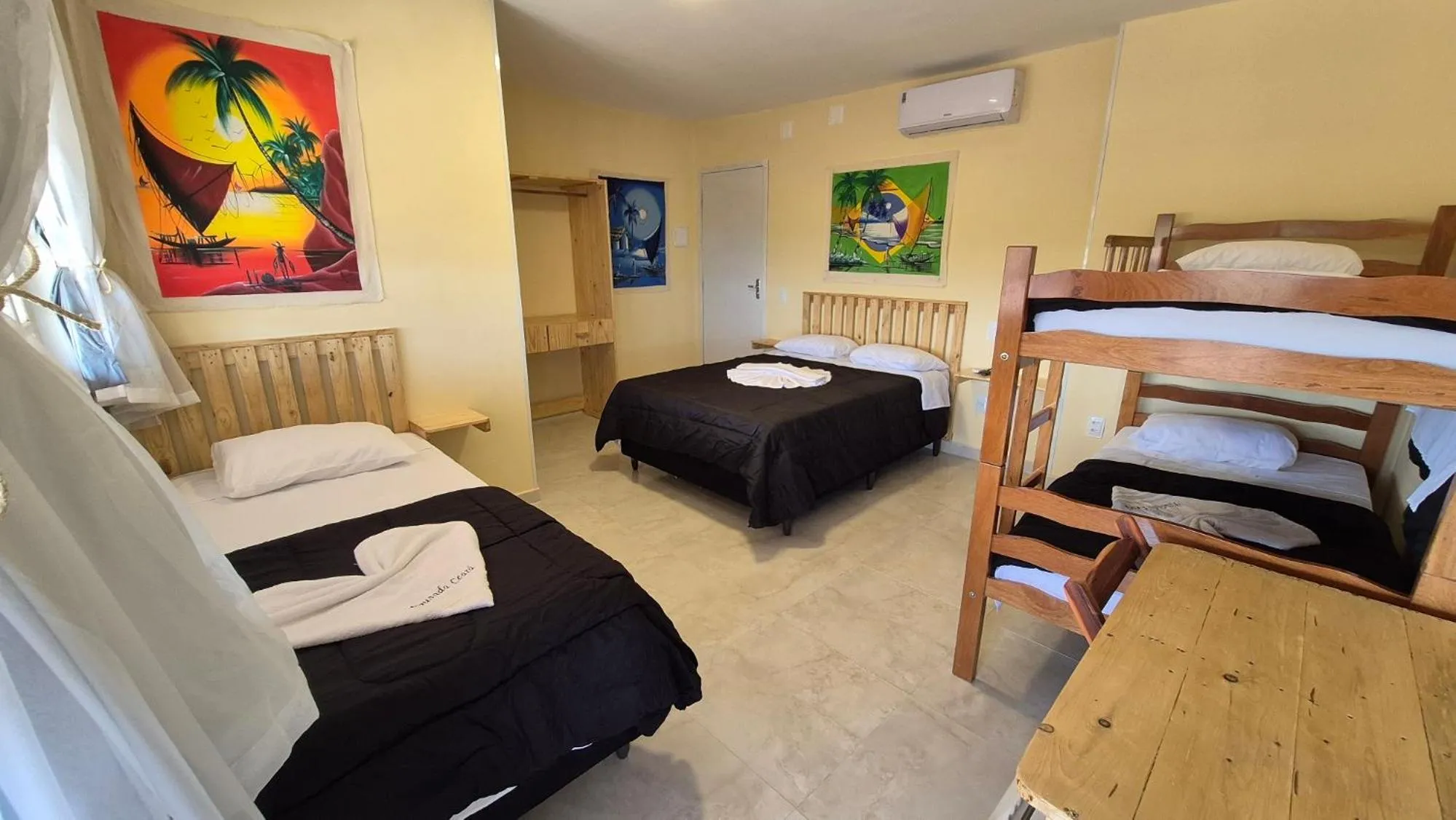 Bed in Pousada Ceará - Porto das Dunas