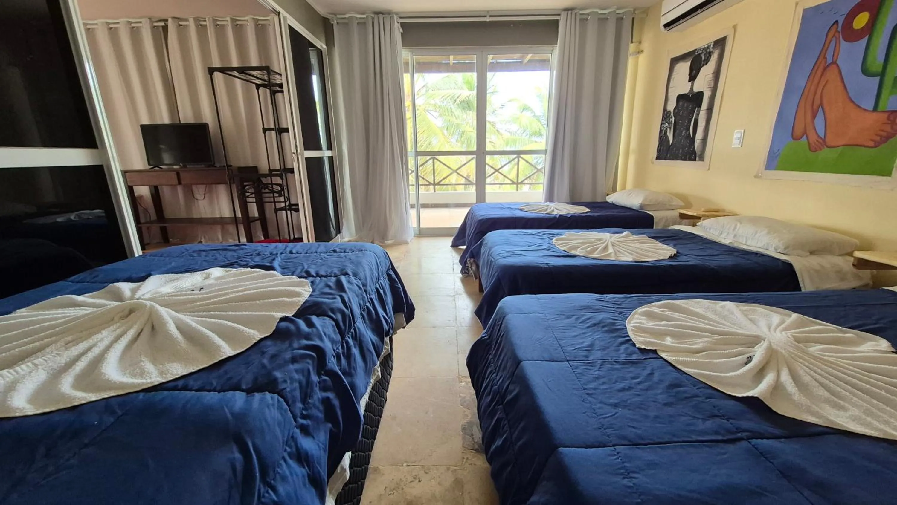 Bed in Pousada Ceará - Porto das Dunas