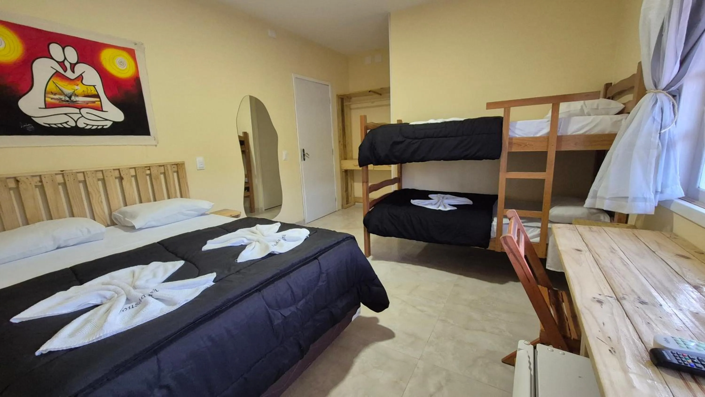 Bed in Pousada Ceará - Porto das Dunas