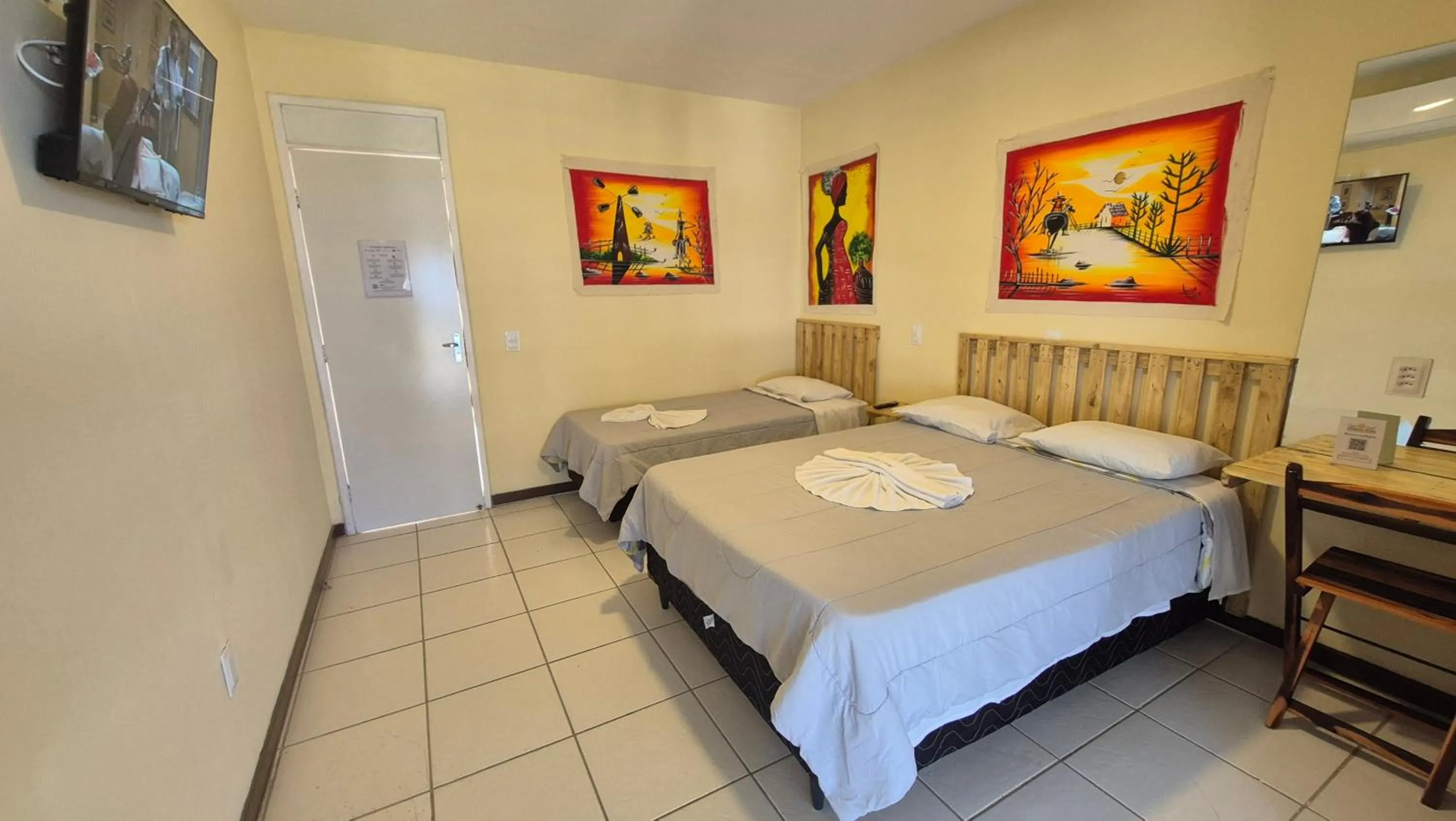 TV and multimedia, Bed in Pousada Ceará - Porto das Dunas