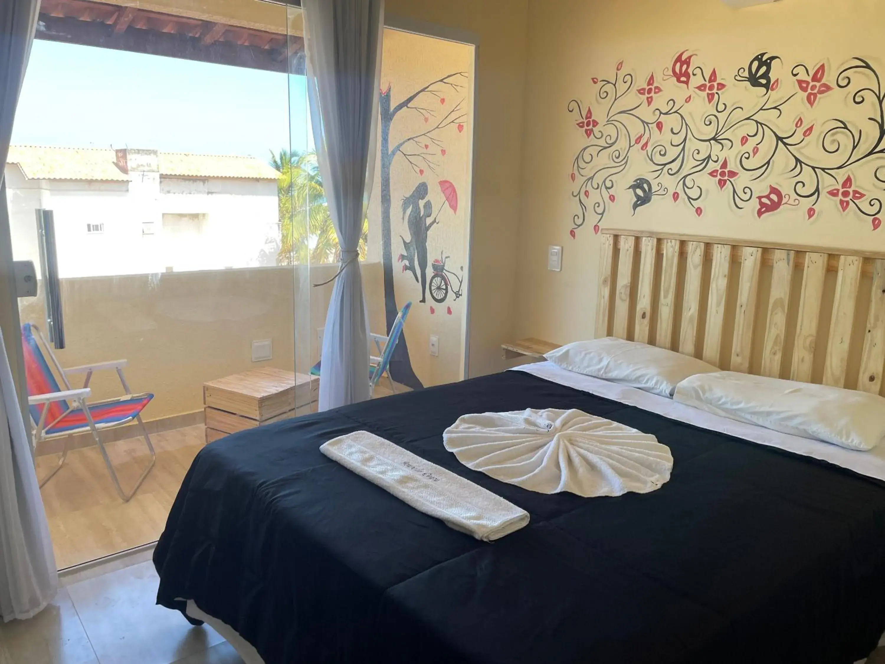 Double Room with Balcony and Sea View - single occupancy in Pousada Ceará - Porto das Dunas Double Room with Balcony and Sea View - single occupancy in Pousada Ceará - Porto das Dunas