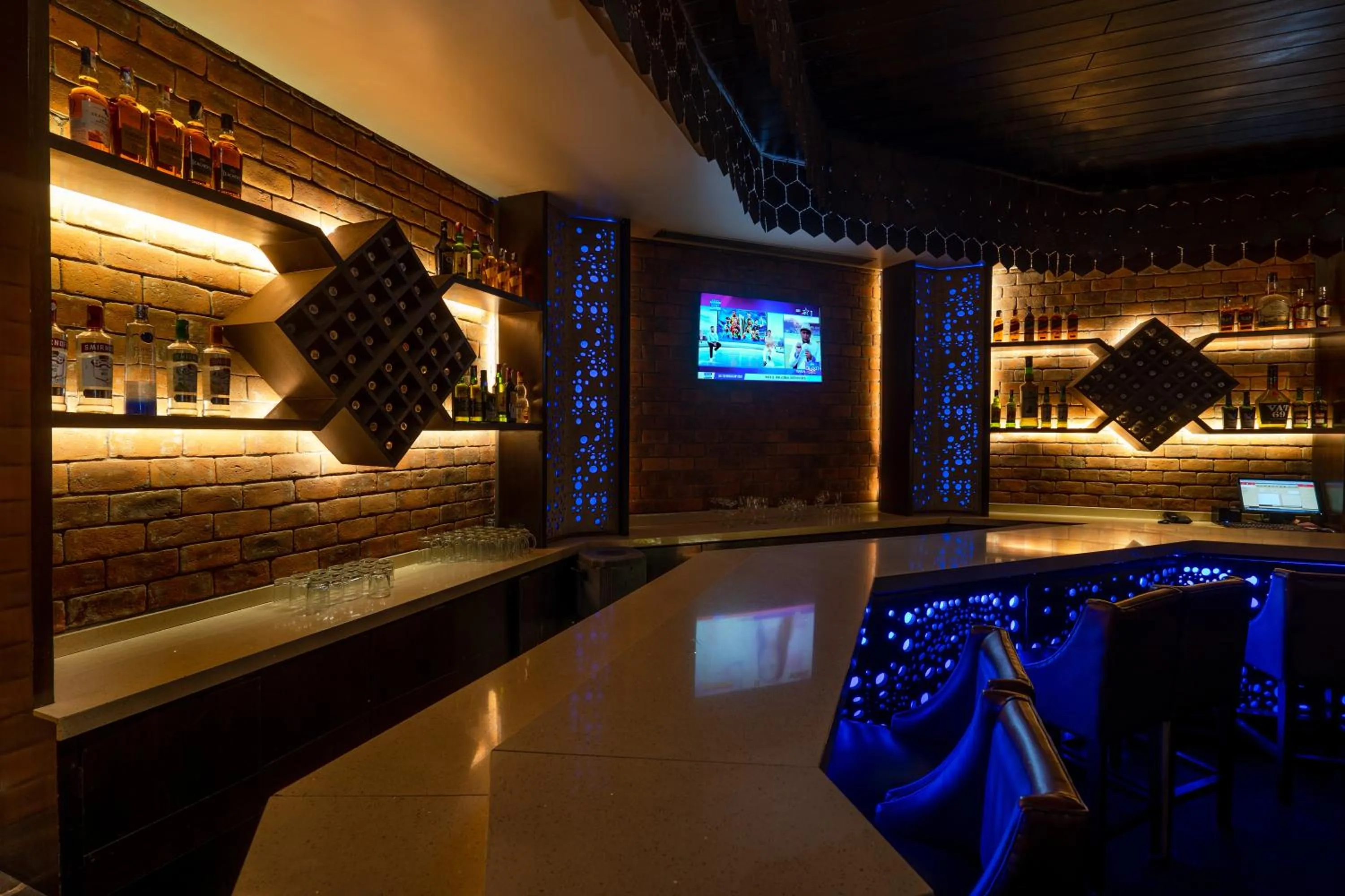 Lounge or bar in Hotel Mayura