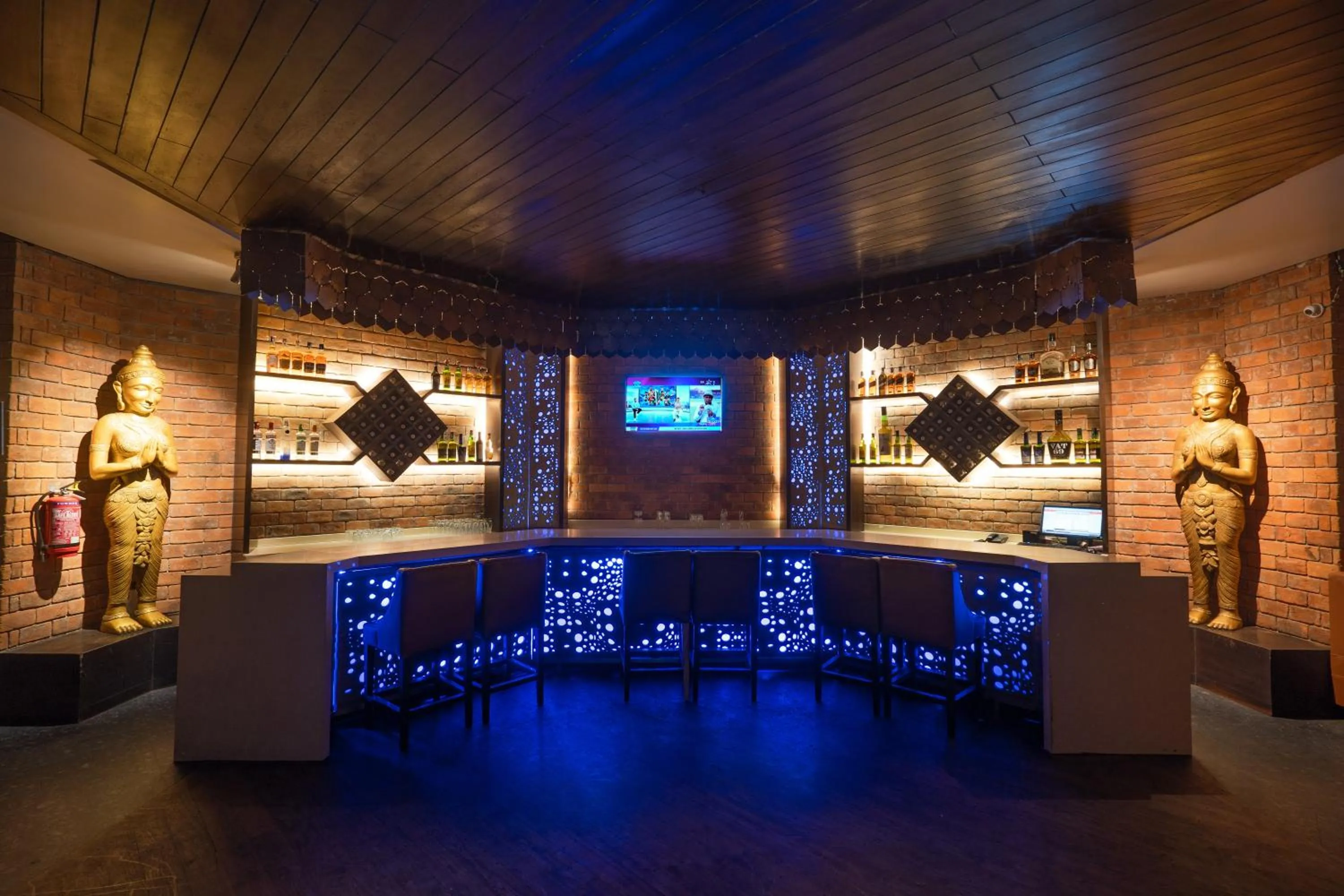 Lounge or bar in Hotel Mayura