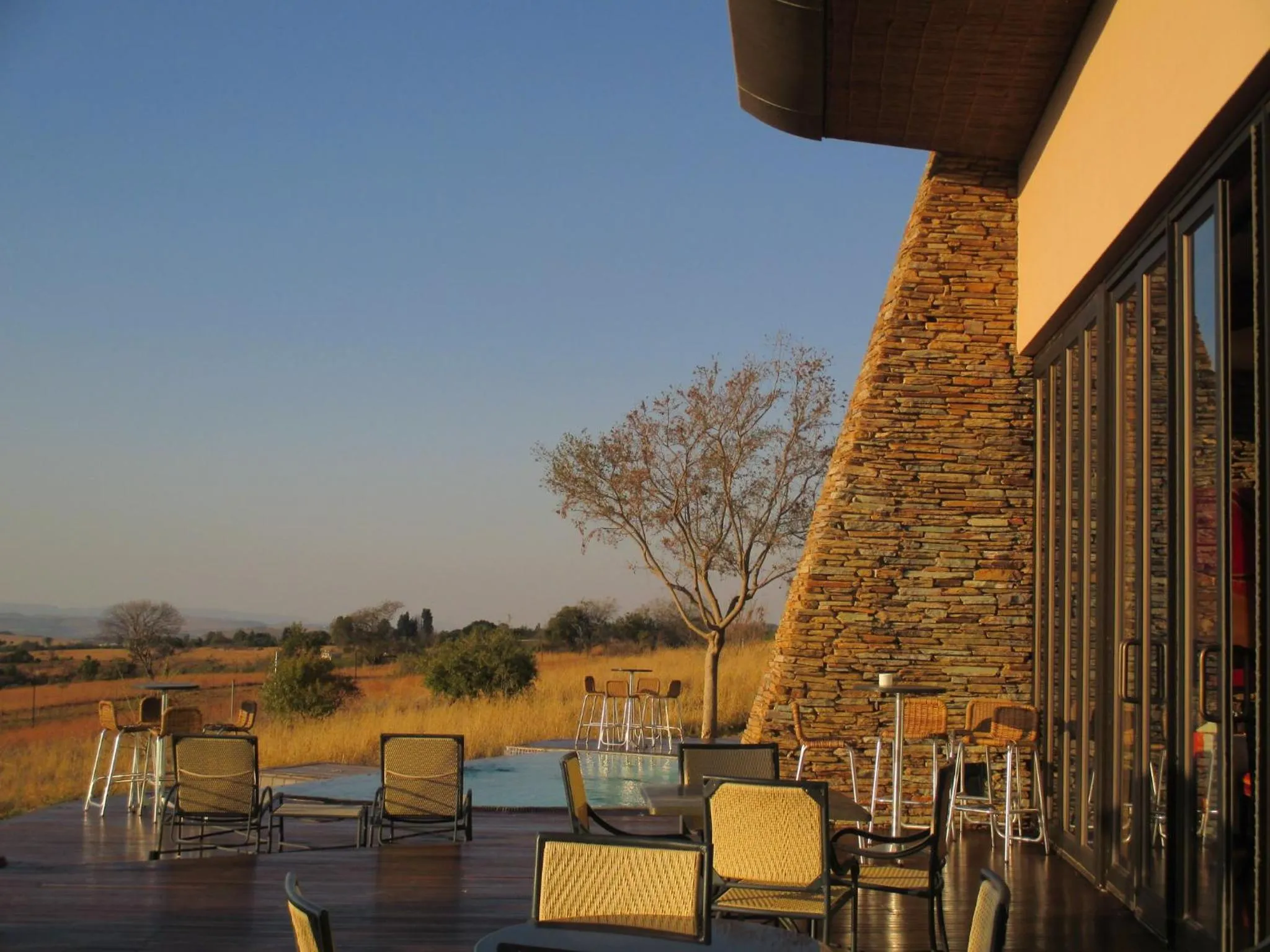 Patio in Maropeng Boutique Hotel