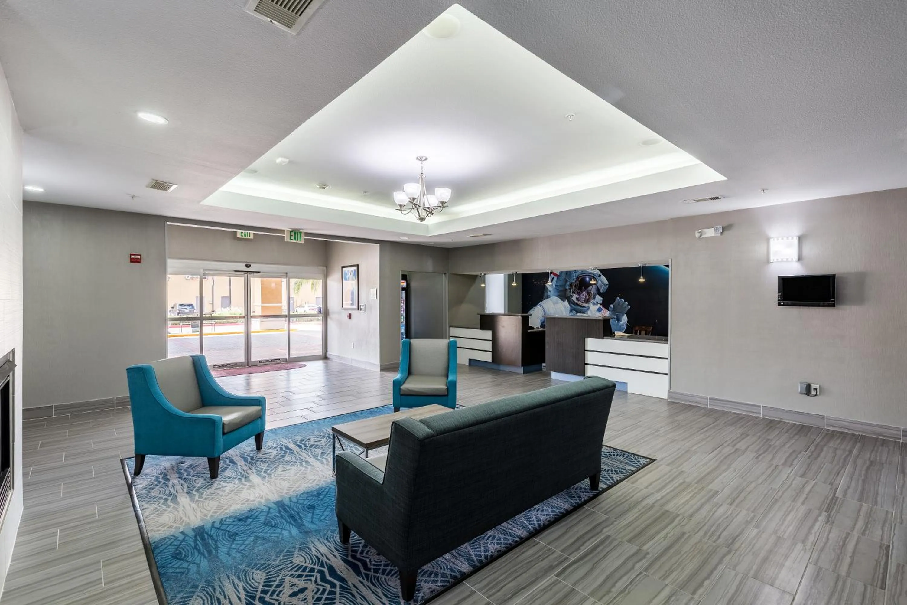 Lobby or reception in Platinum Inn & Suites Webster