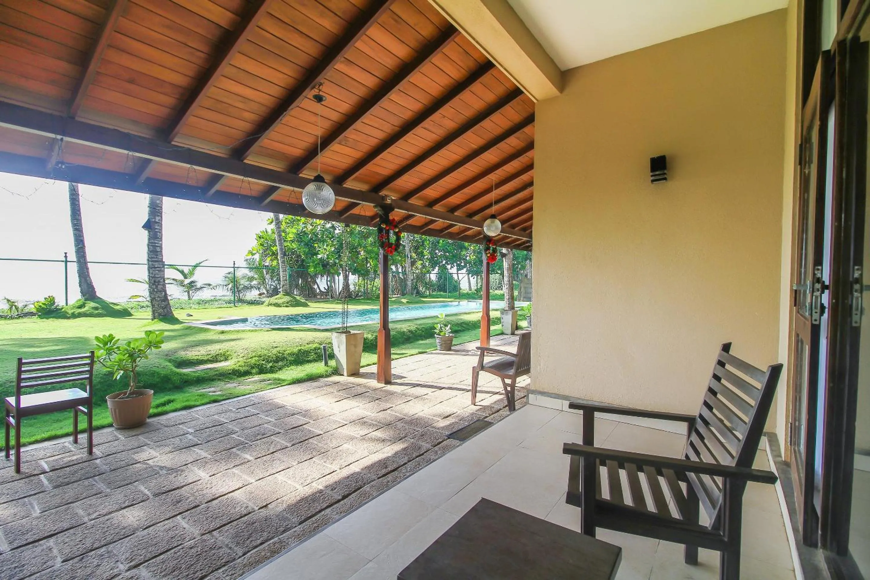 Patio in Maresia Beach Villa