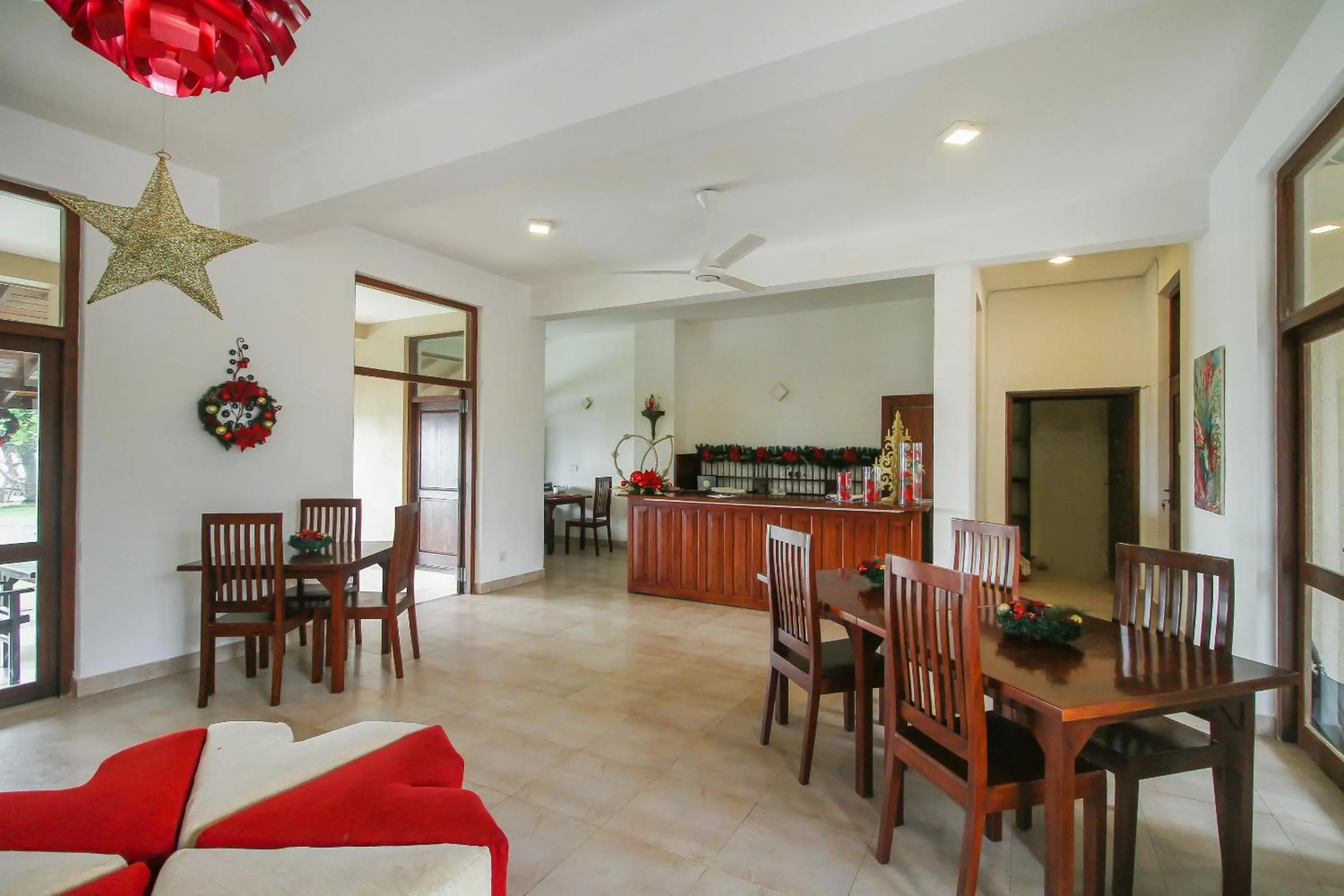 Lobby or reception in Maresia Beach Villa