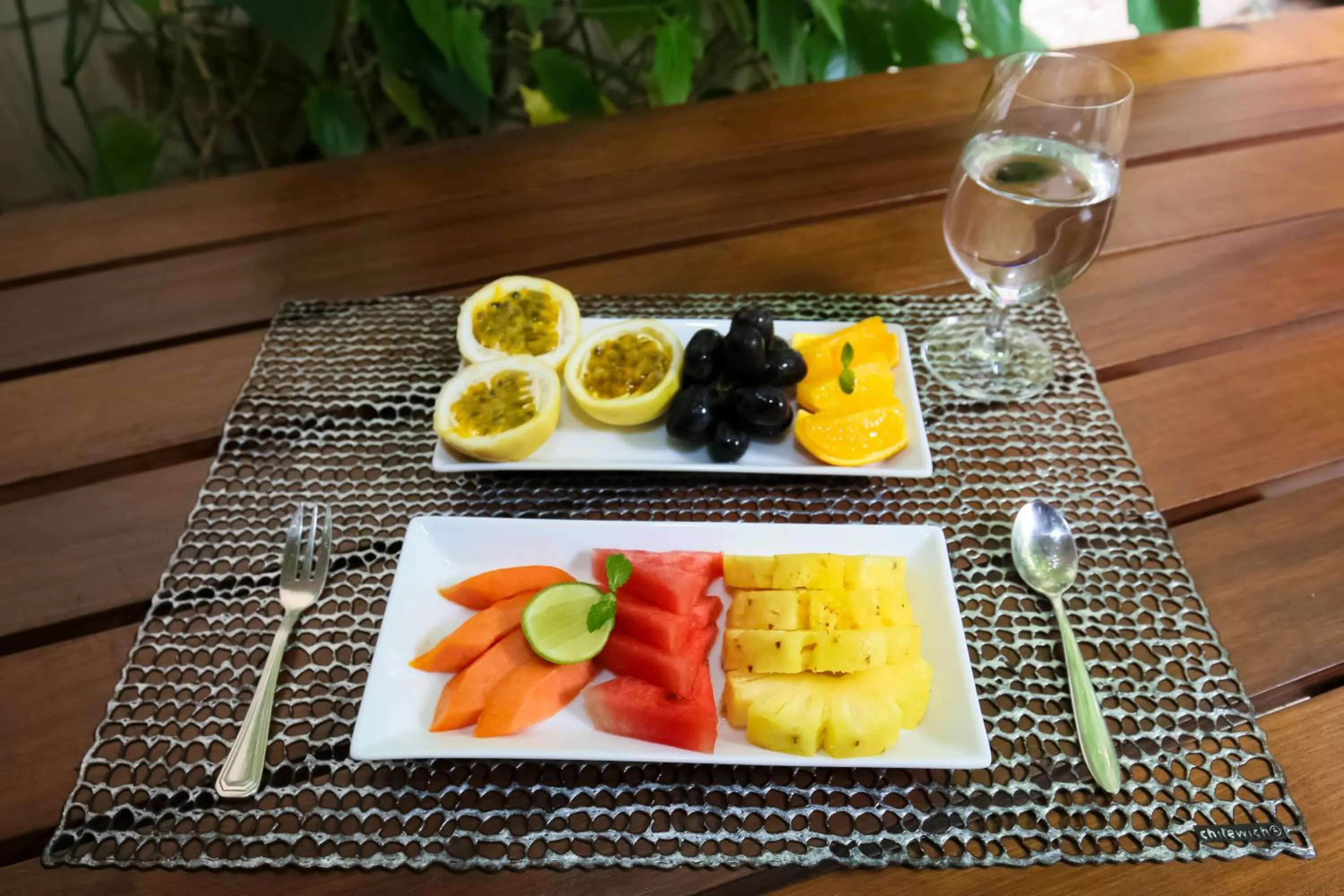 Food and drinks in Maresia Beach Villa