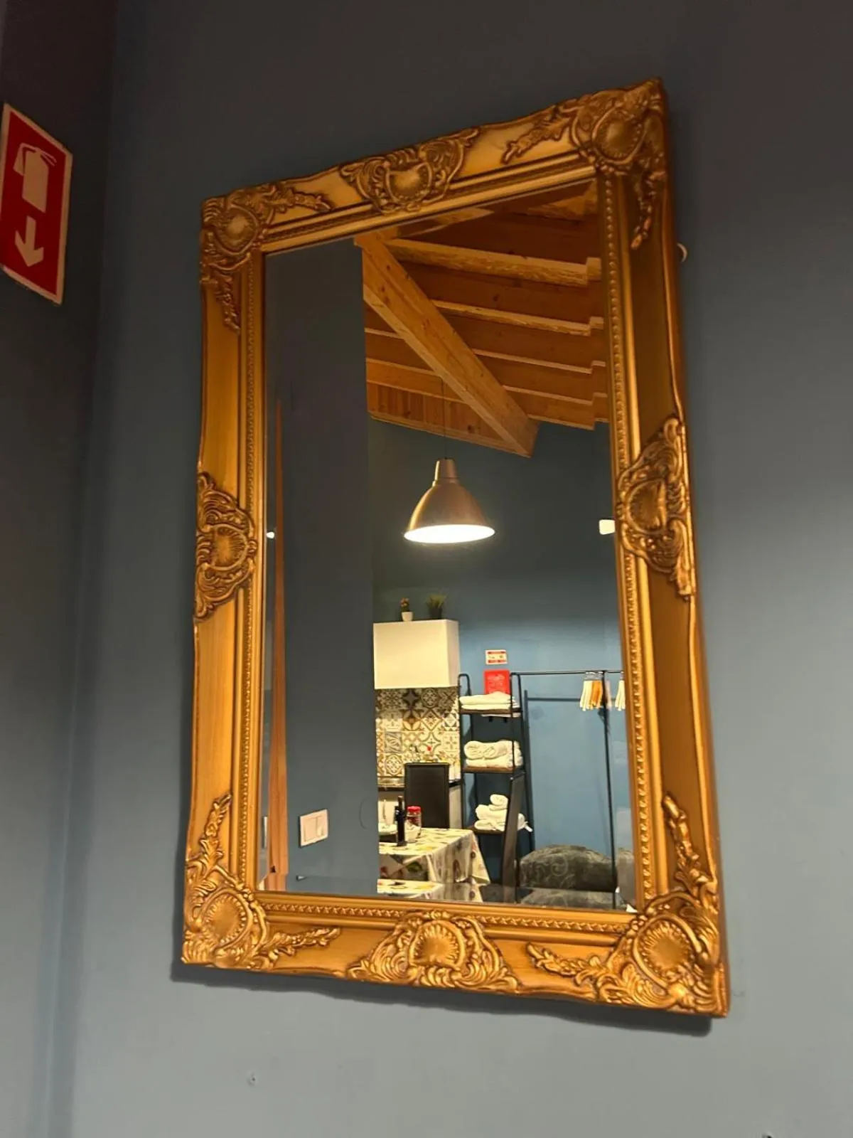 Kitchen or kitchenette in Sao Jorge Apartments & Suites