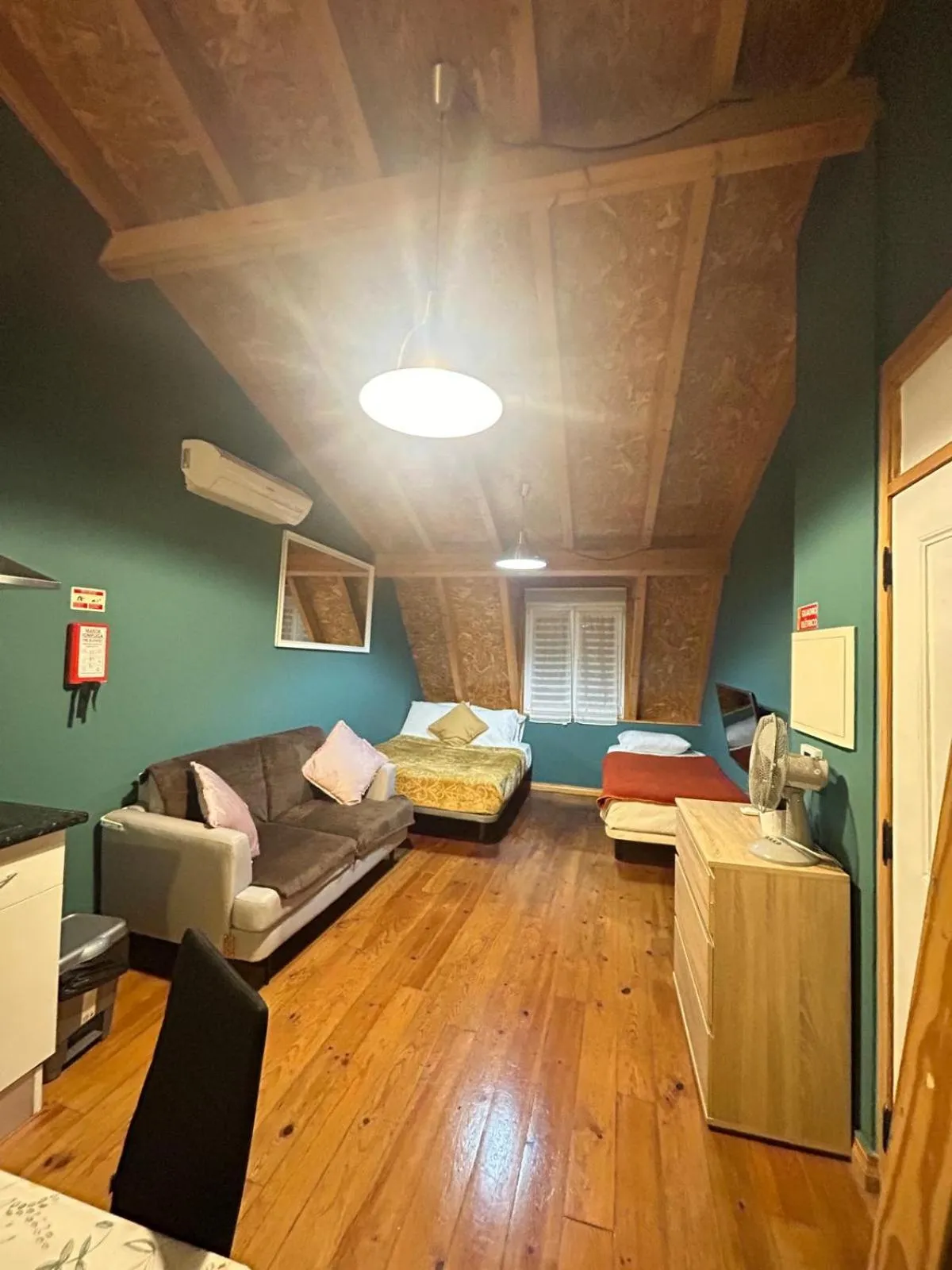 Bed in Sao Jorge Apartments & Suites