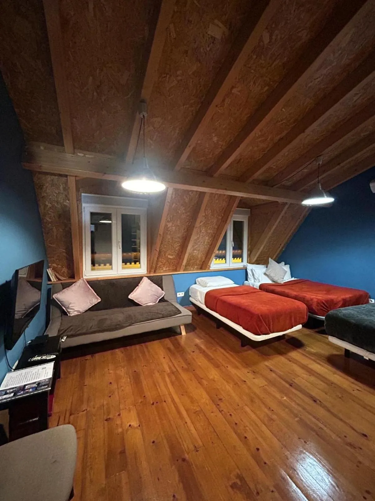 Bed in Sao Jorge Apartments & Suites