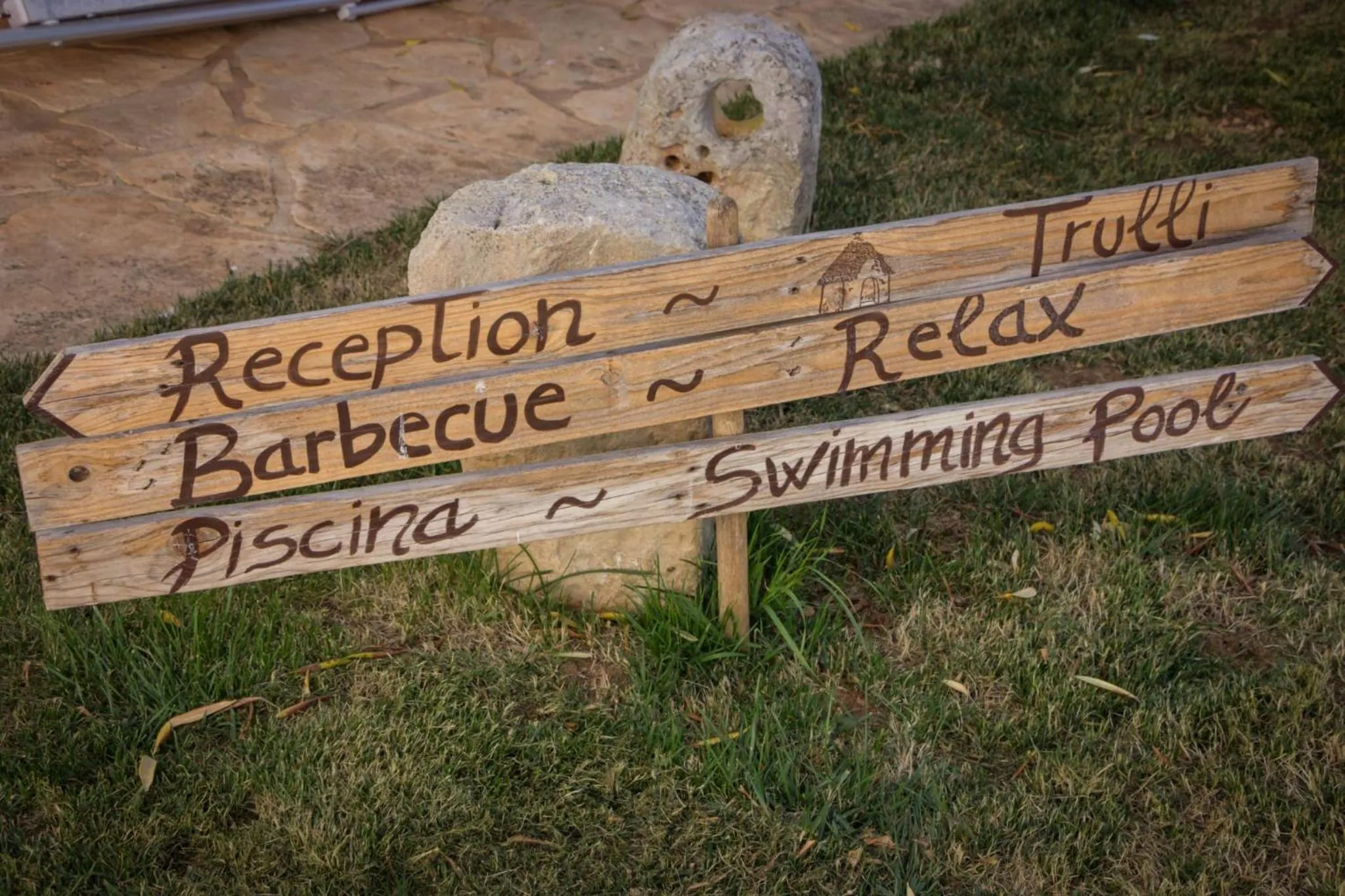 Decorative detail in Aria di Casa Country Resort