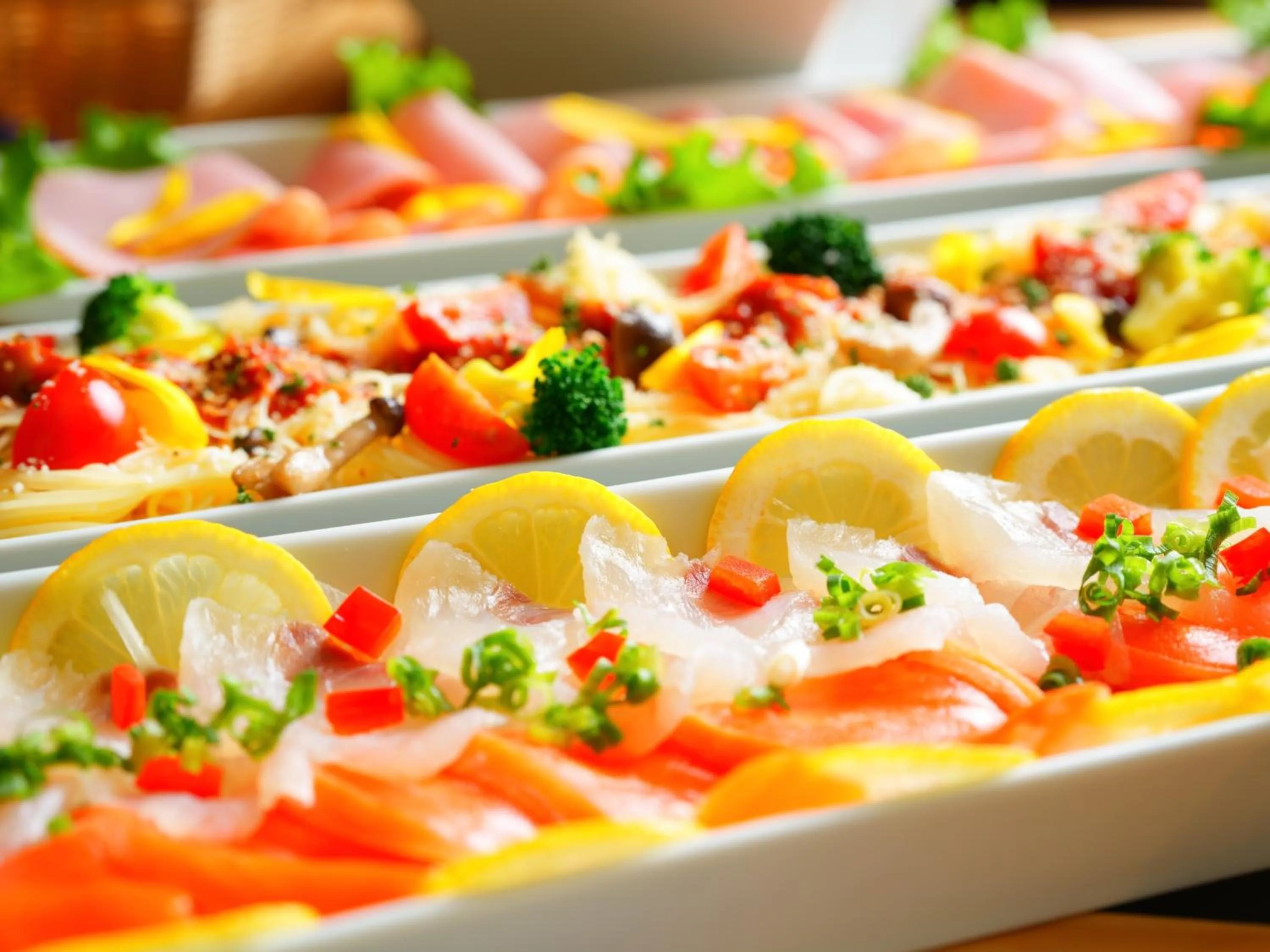 Breakfast in BeppuOnsen Hotel Sansenkaku