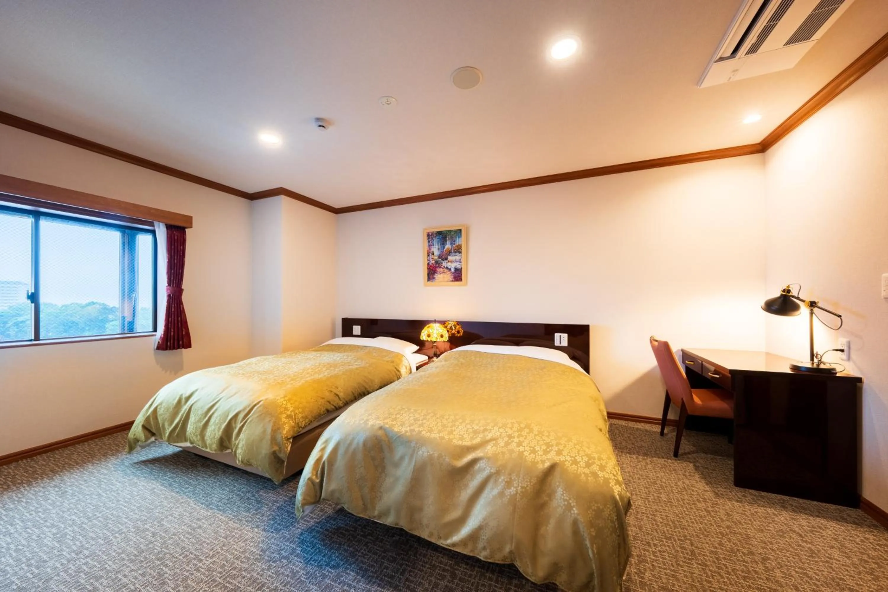 Photo of the whole room, Bed in BeppuOnsen Hotel Sansenkaku