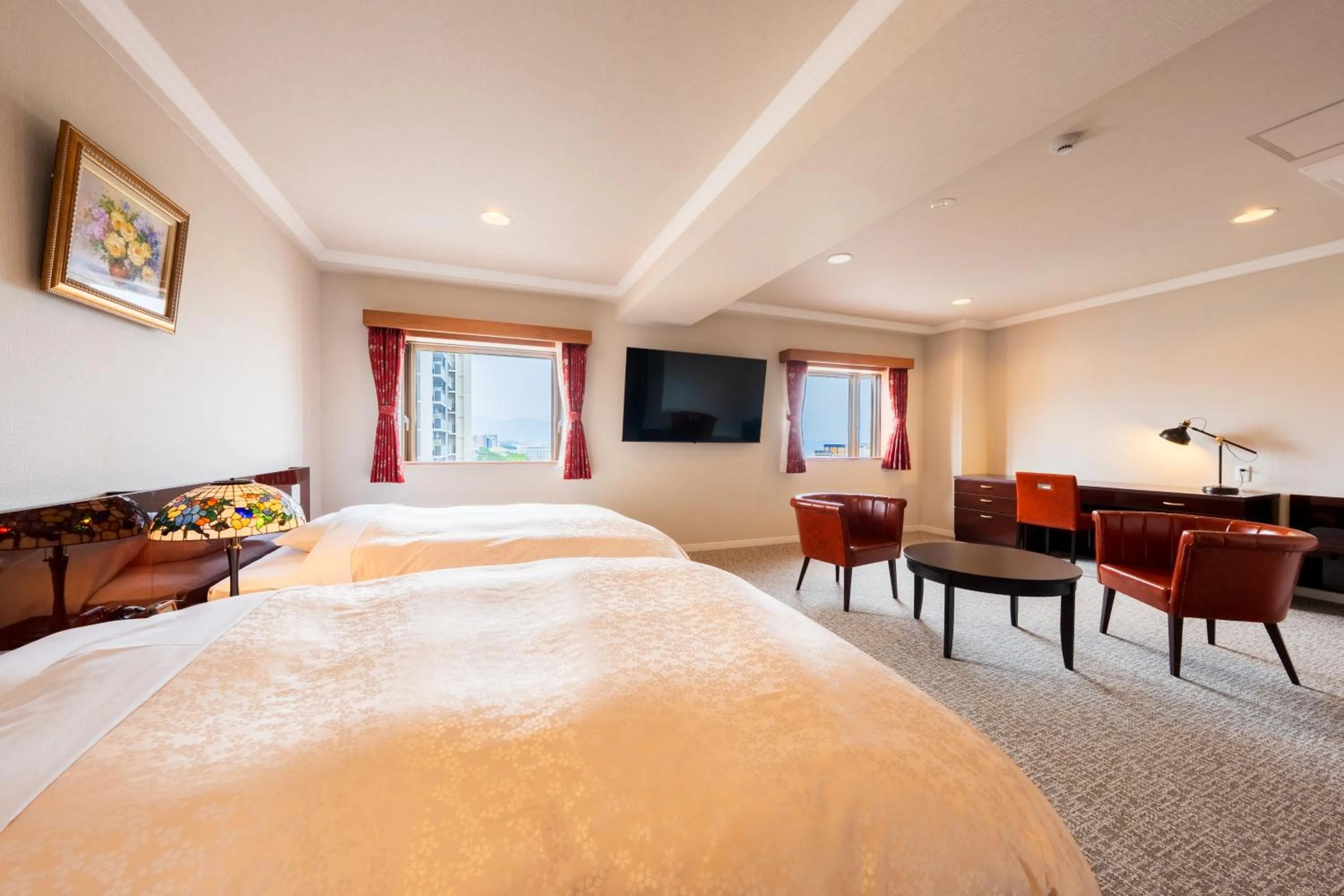 Photo of the whole room, Bed in BeppuOnsen Hotel Sansenkaku