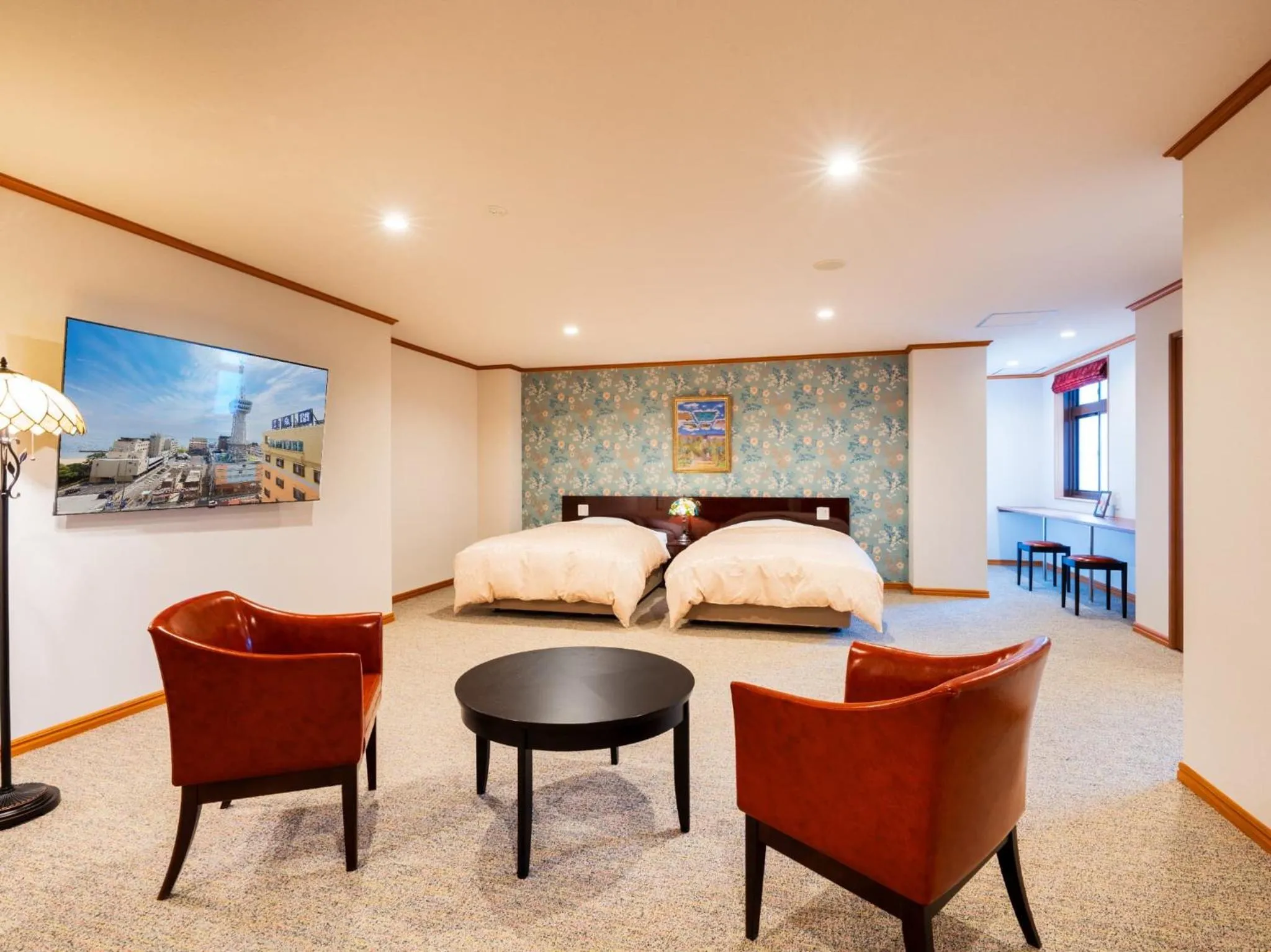 Photo of the whole room, Bed in BeppuOnsen Hotel Sansenkaku