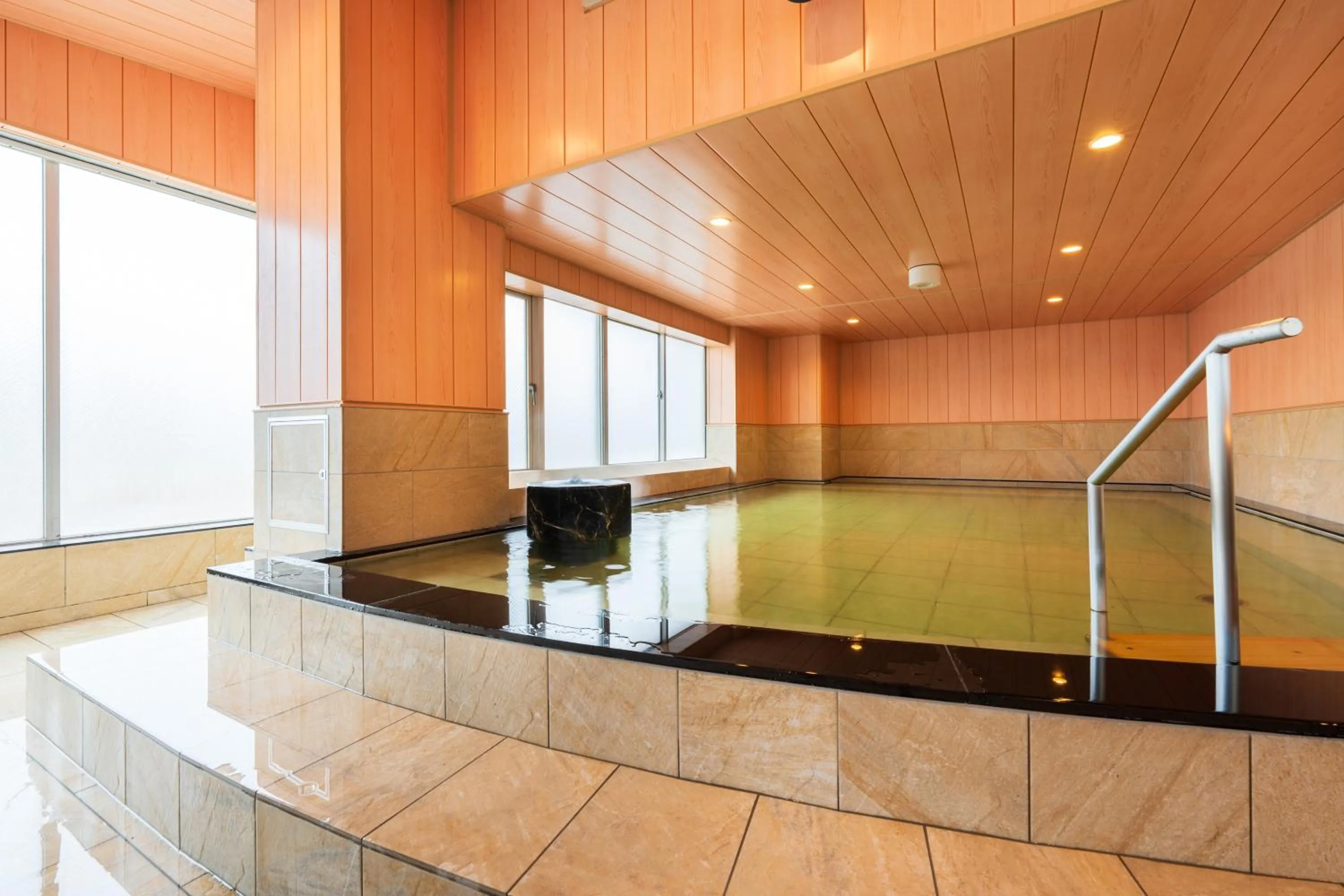 Hot Spring Bath in BeppuOnsen Hotel Sansenkaku
