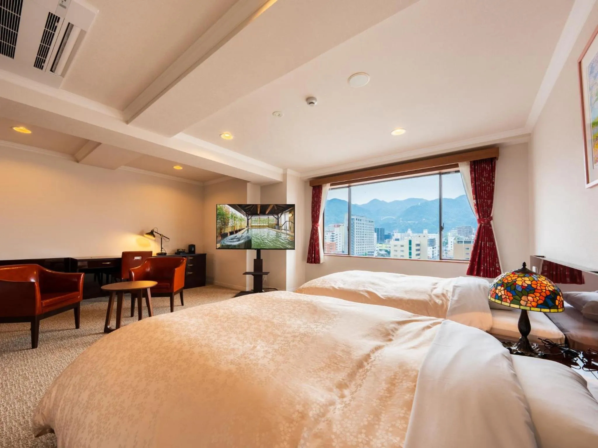 Photo of the whole room, Bed in BeppuOnsen Hotel Sansenkaku