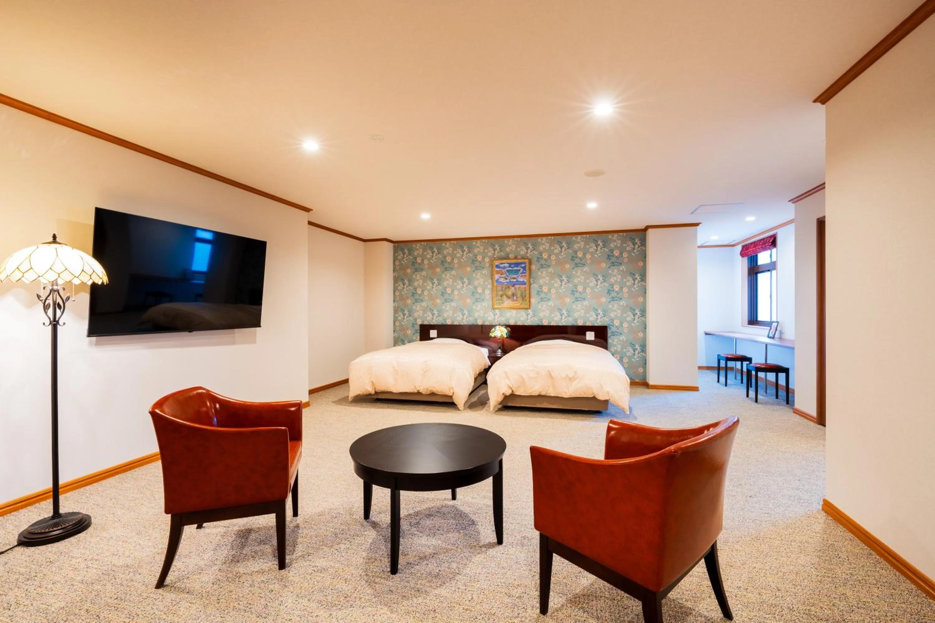 Photo of the whole room, Bed in BeppuOnsen Hotel Sansenkaku