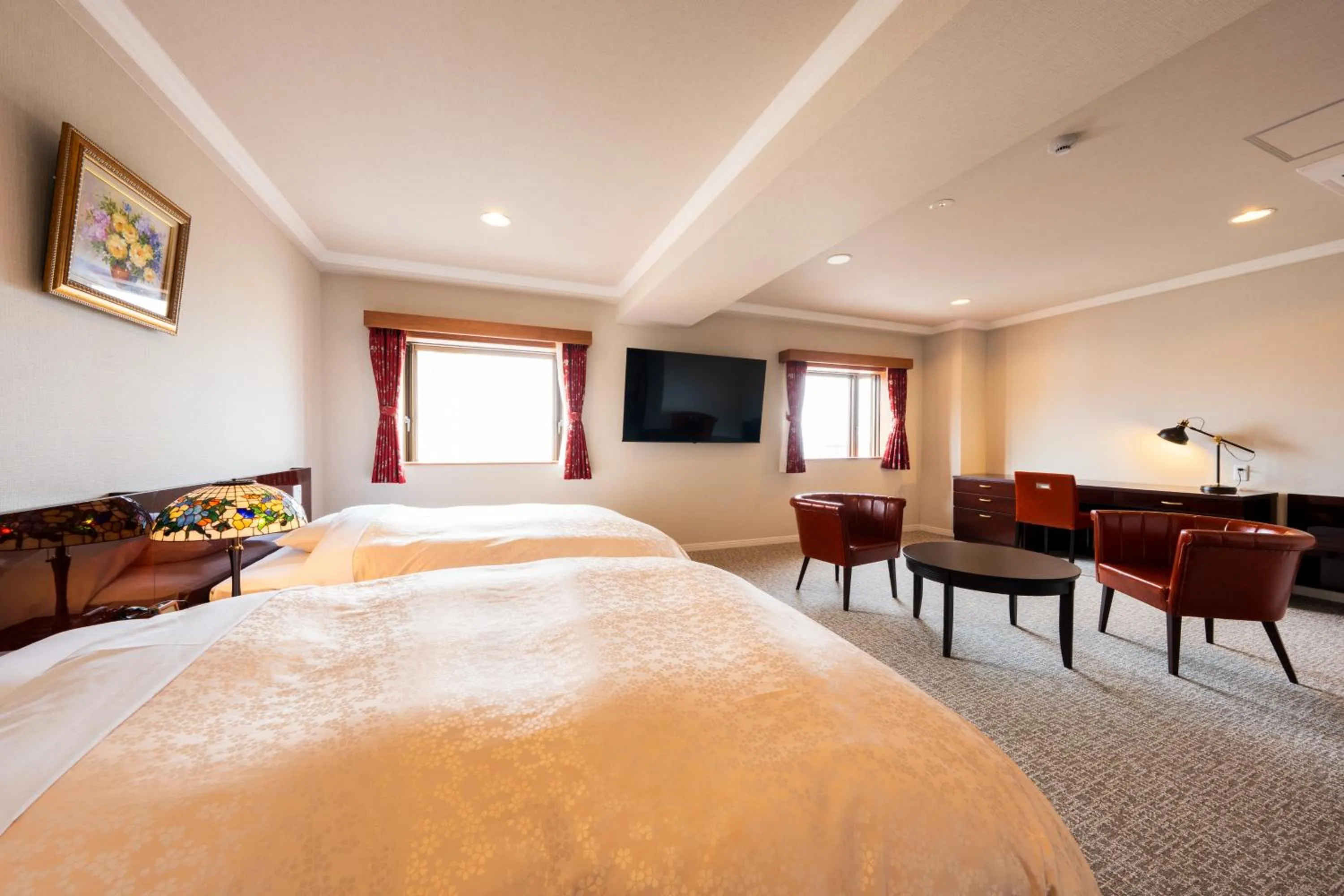 Photo of the whole room, Bed in BeppuOnsen Hotel Sansenkaku