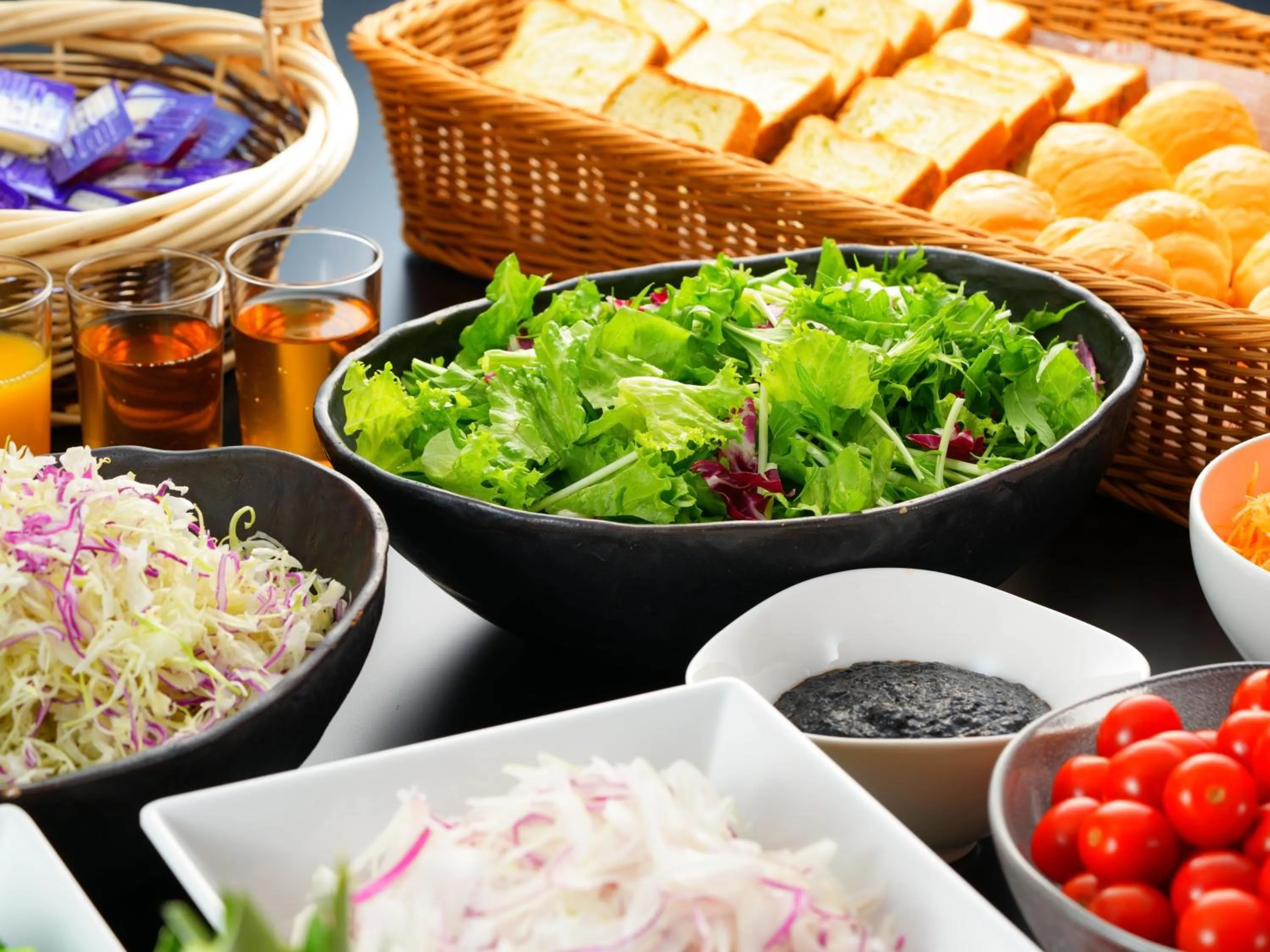 Breakfast in BeppuOnsen Hotel Sansenkaku