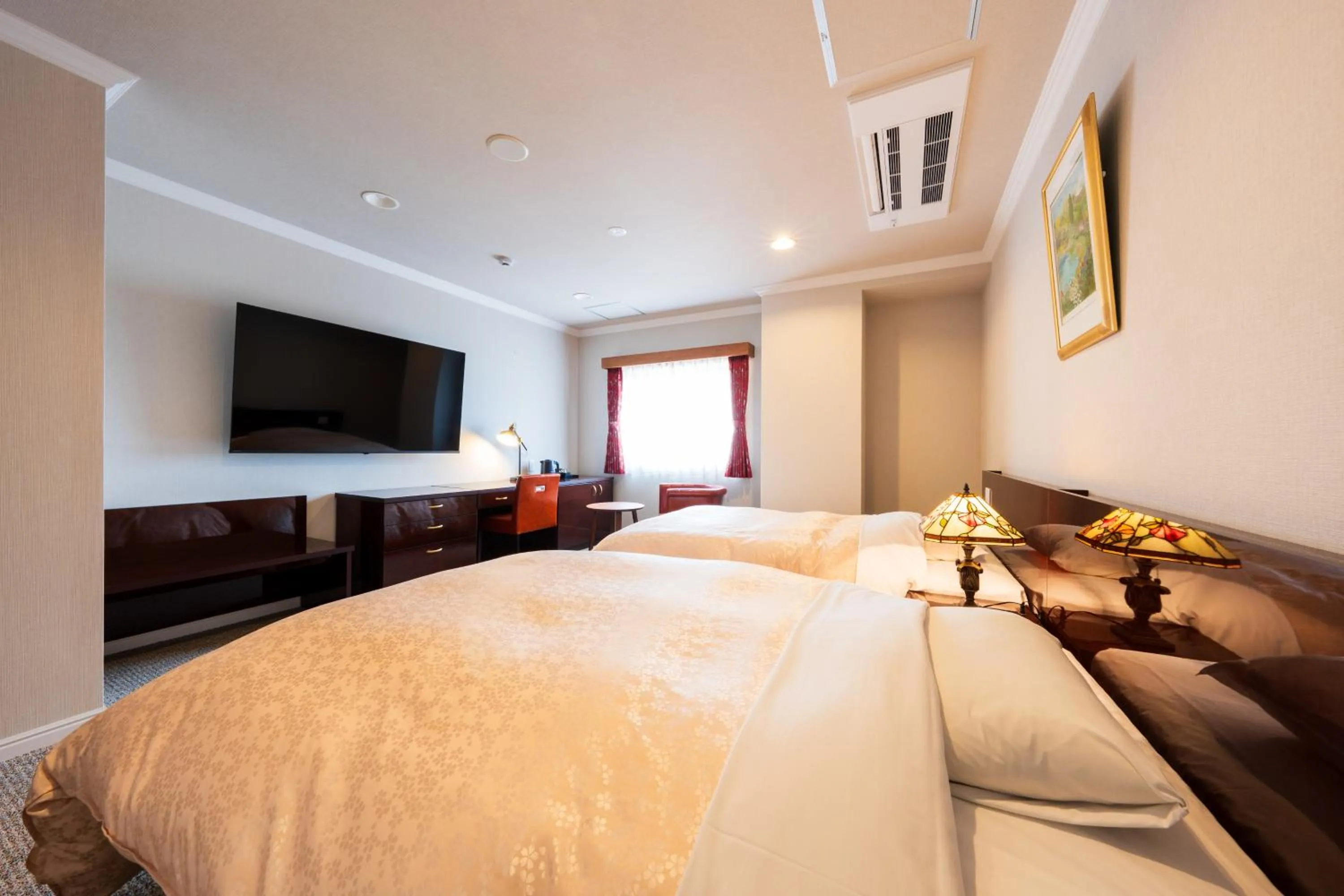 Photo of the whole room, Bed in BeppuOnsen Hotel Sansenkaku