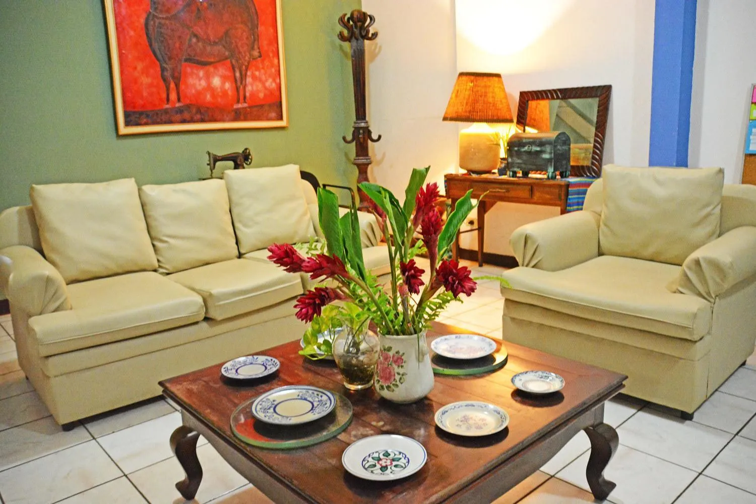 Lobby or reception in Hostal Pacifico Chinandega