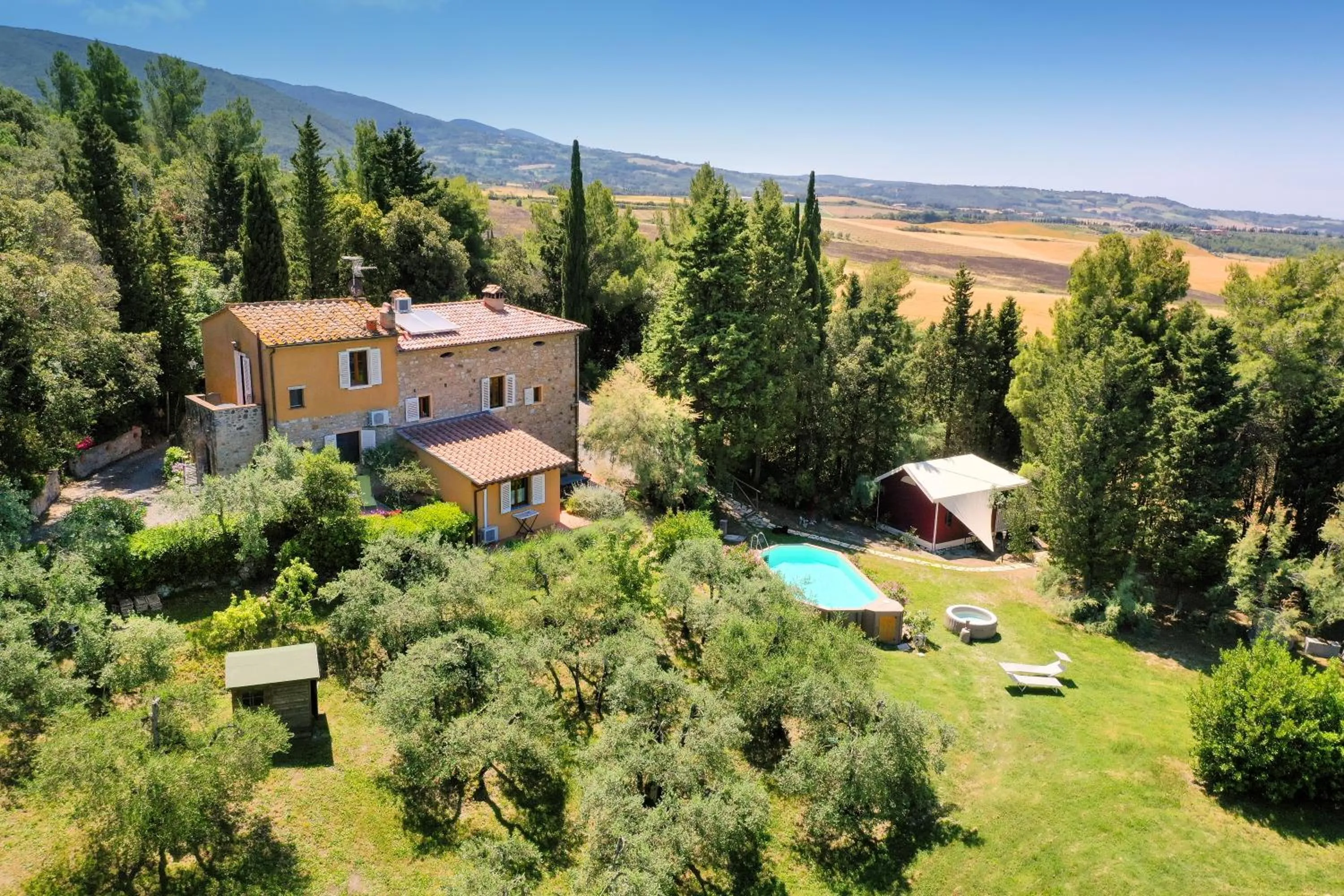 Bird's eye view in La Locanda del Barbagianni