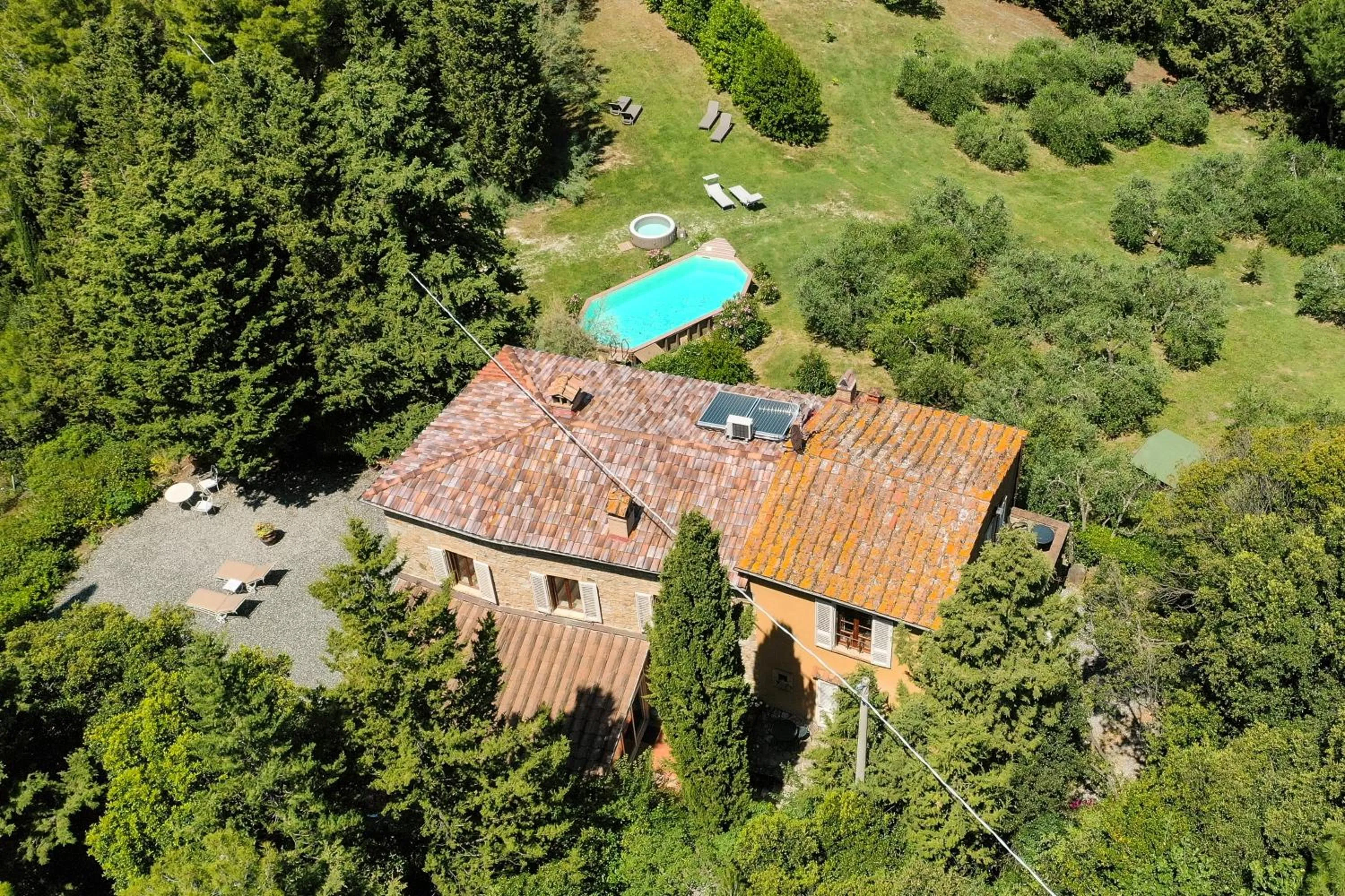 Bird's eye view in La Locanda del Barbagianni