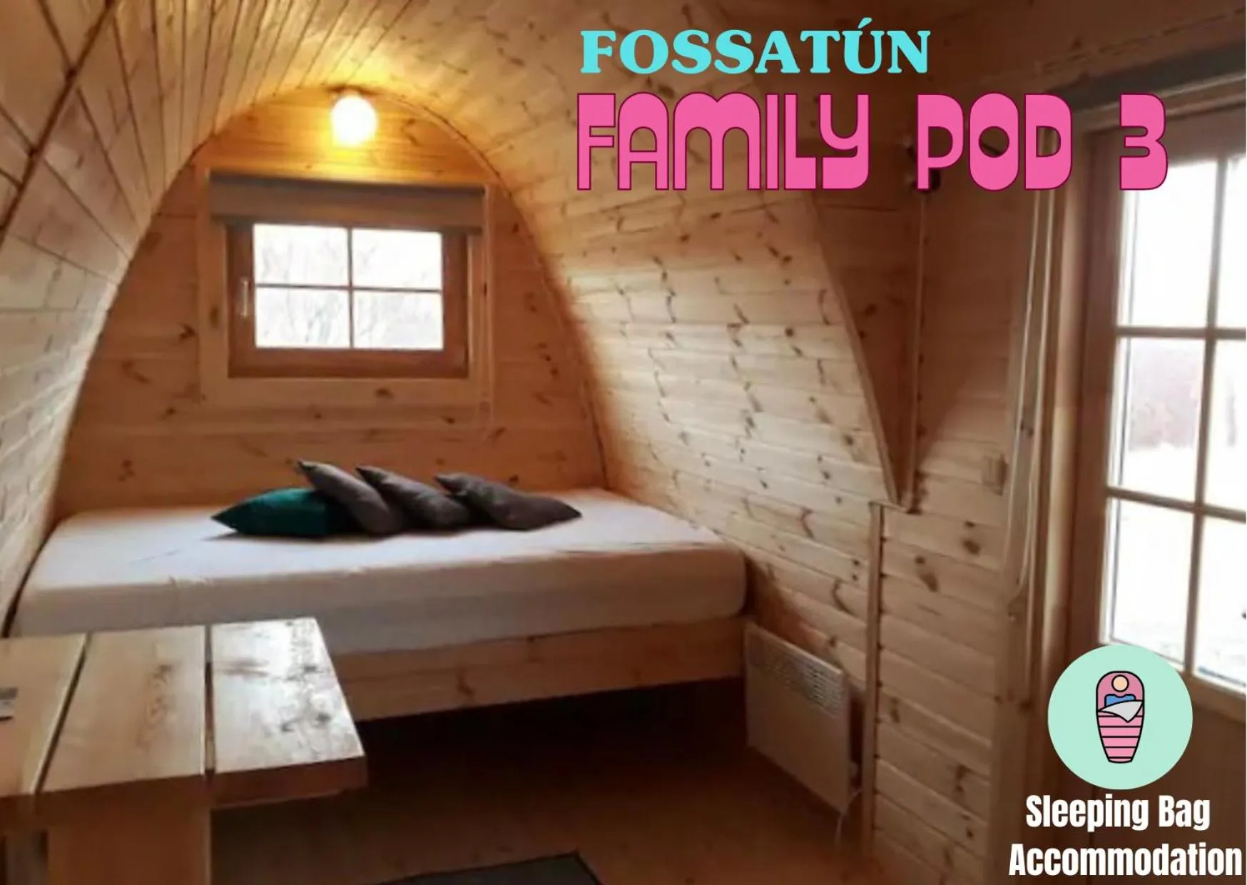 Restaurant/places to eat, Bed in Fossatun Camping Pods & Cottages - Sleeping Bag Accommodation