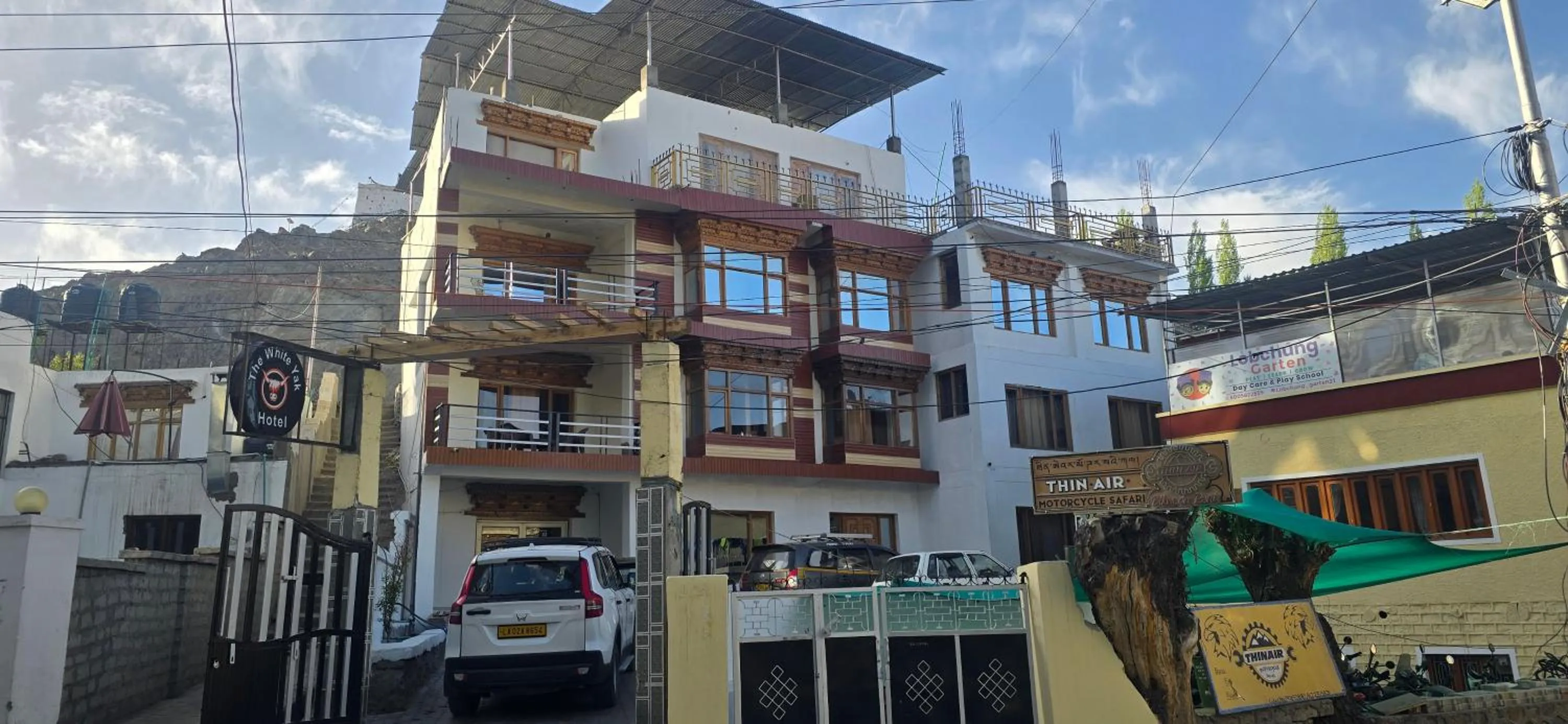 Property building in The White Yak Hotel