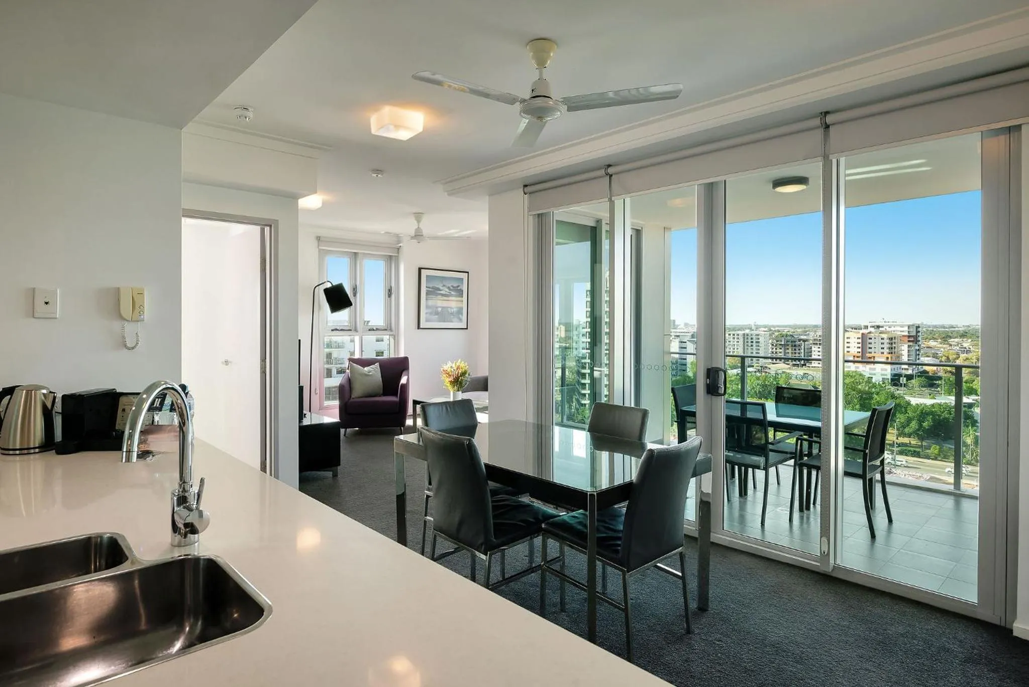 Living room in H on Mitchell Apartment Hotel