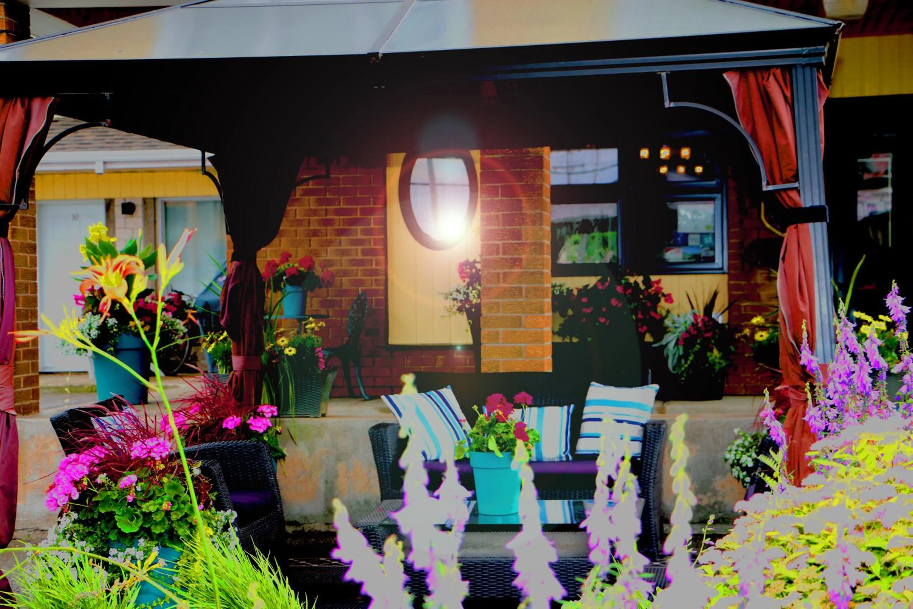 Balcony/Terrace in Motel Centre-Ville