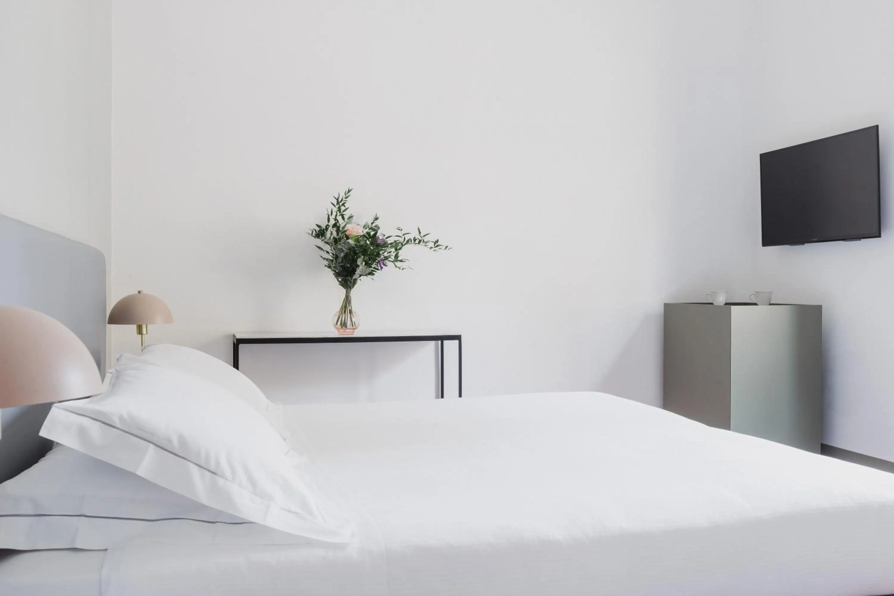 Decorative detail, Bed in The Artists' Palace Florence