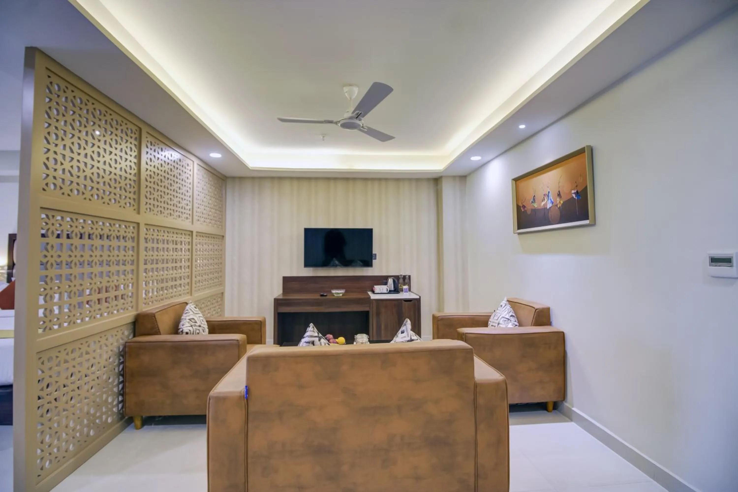 Seating area in The Bindal Hotel