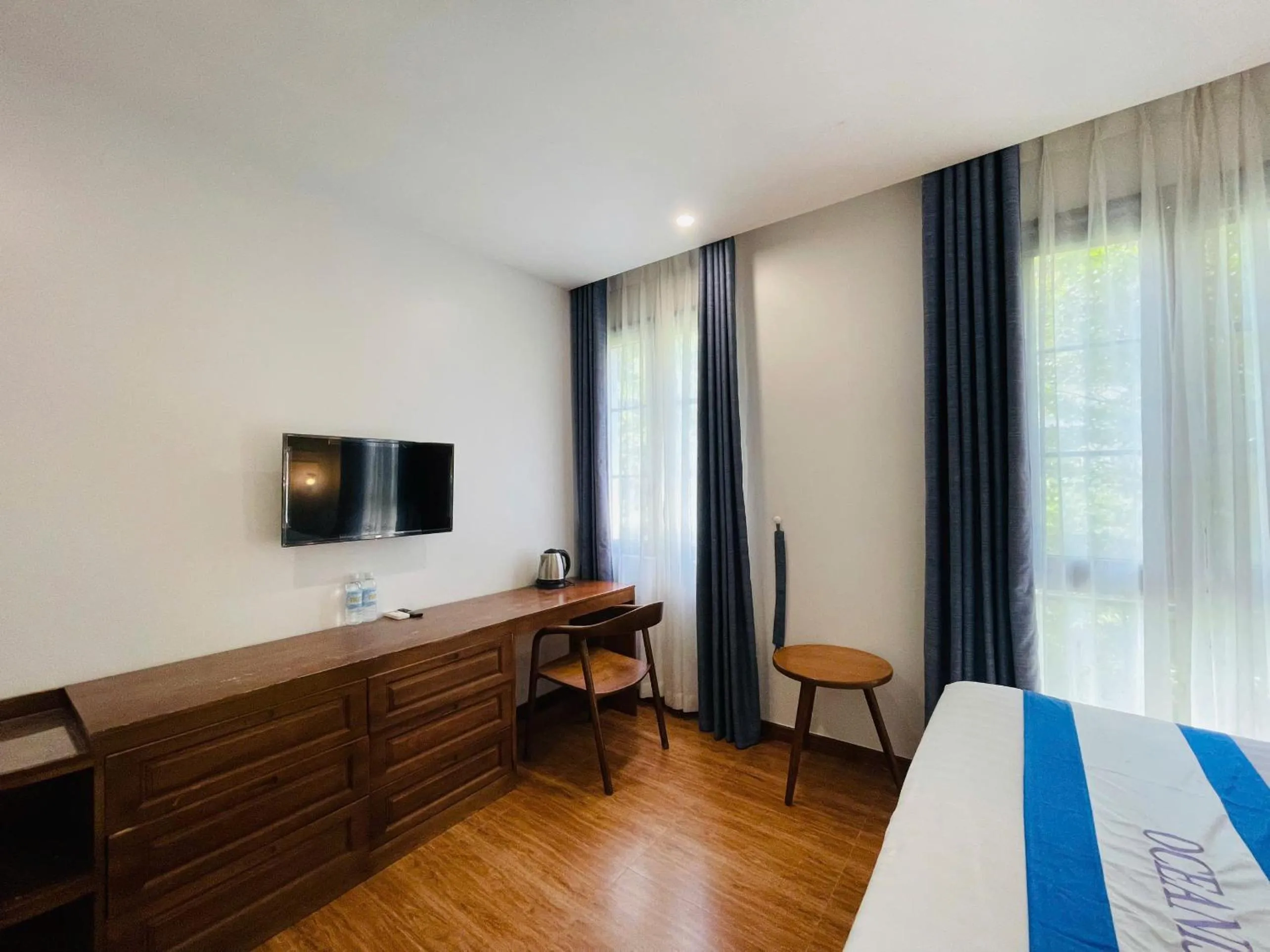 Bed in Oceanis Hotel