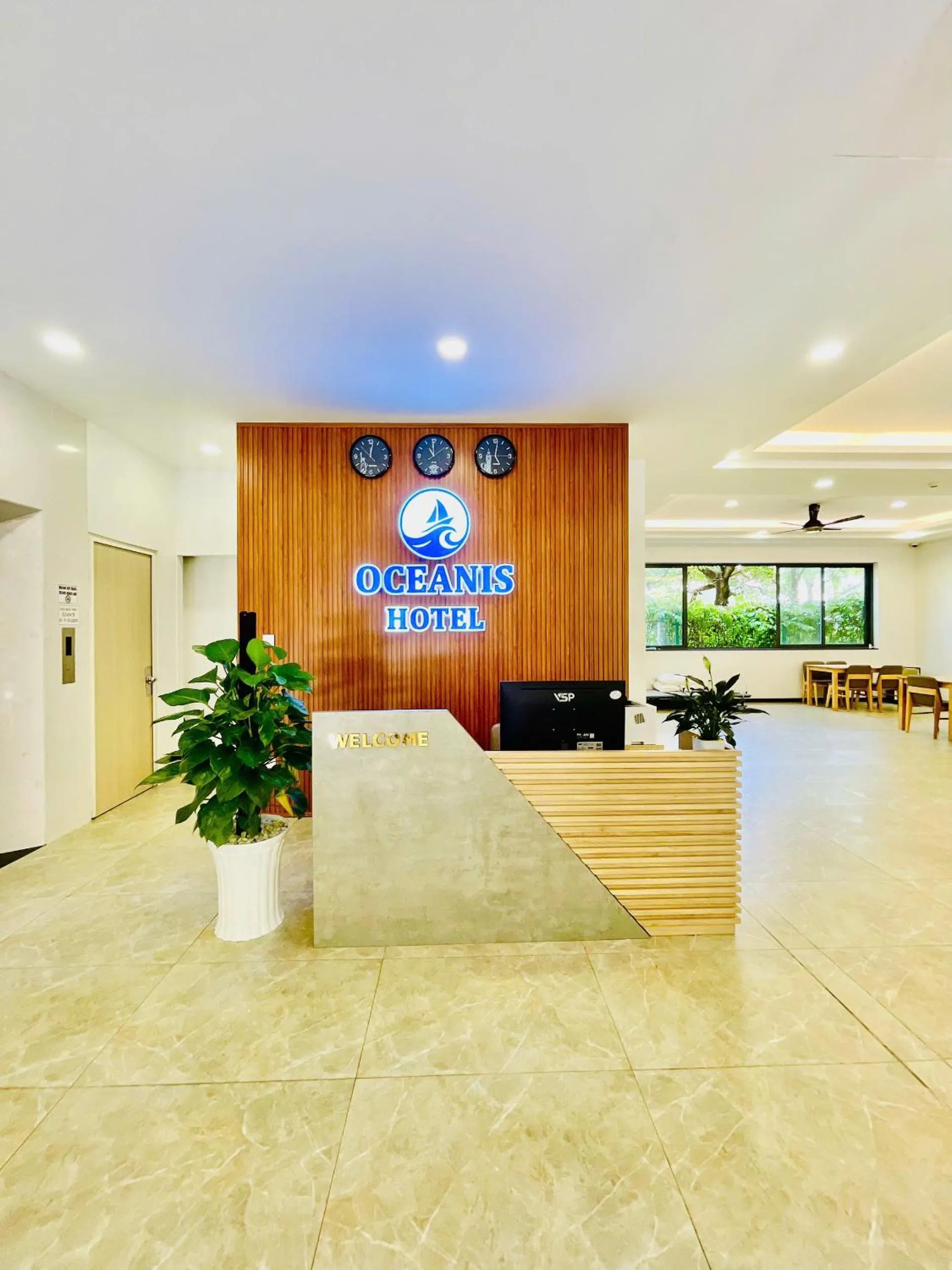 Lobby or reception in Oceanis Hotel