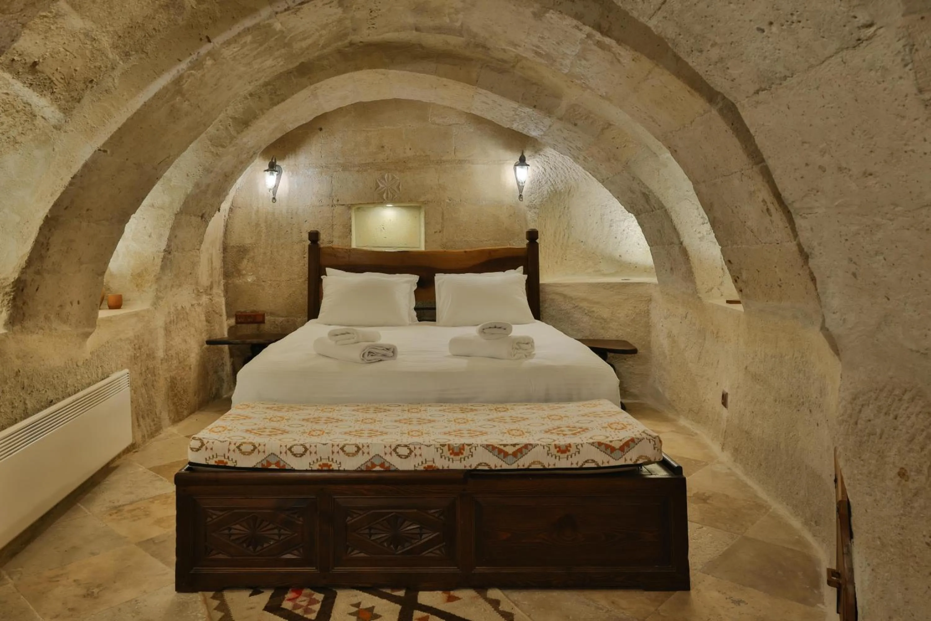 Bed in Nora Cave Hotel