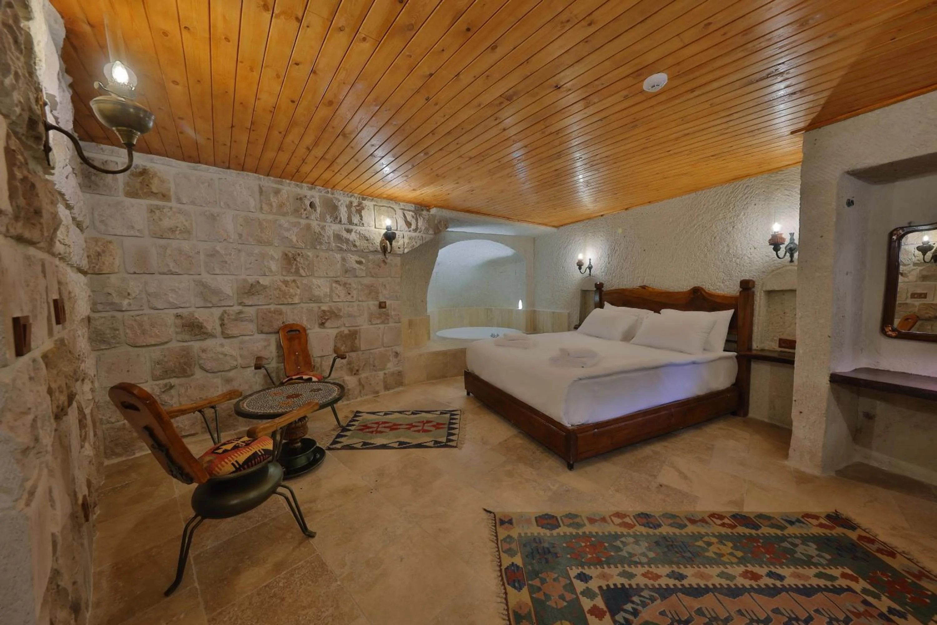 Bed in Nora Cave Hotel