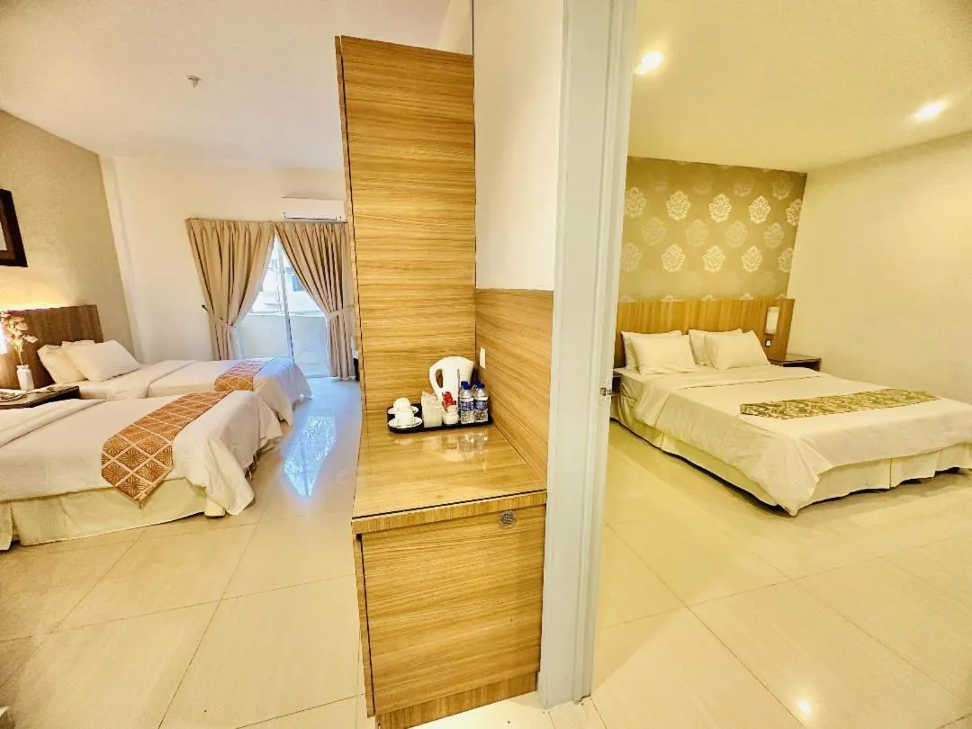 Bed in Rompin Beach Resorts