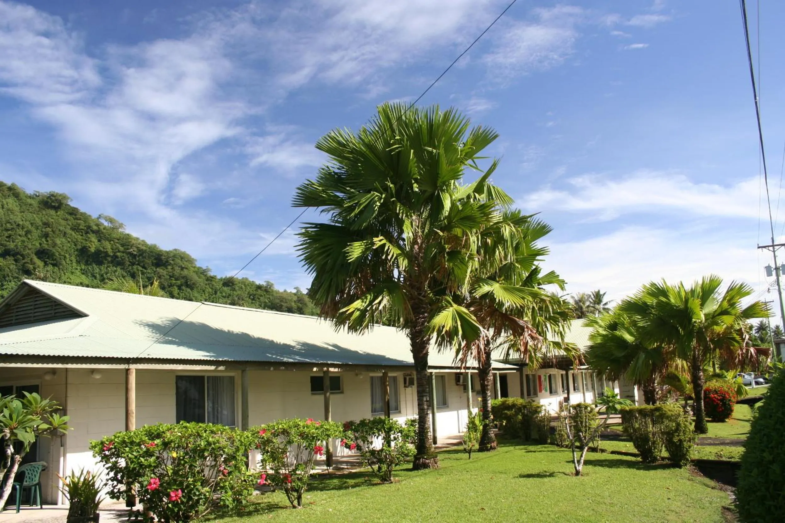 Facade/entrance in Kosrae Nautilus Resort