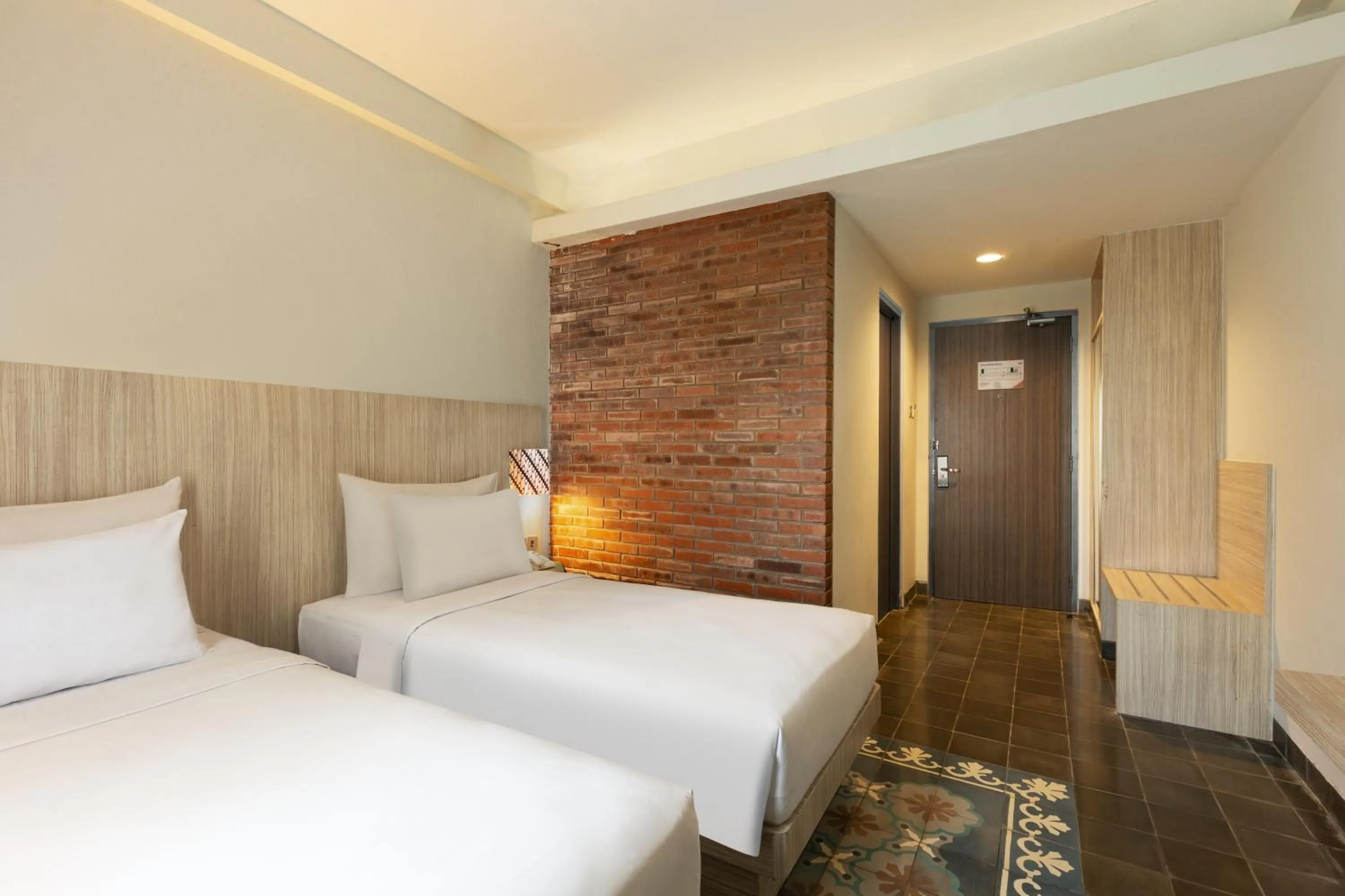 Bed in Burza Hotel Yogyakarta