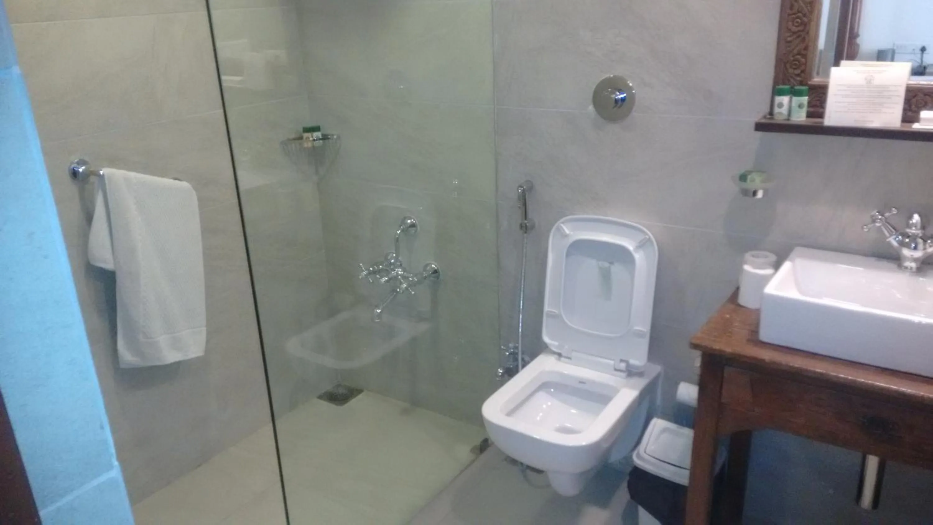 Bathroom in WelcomHeritage Mani Mansion