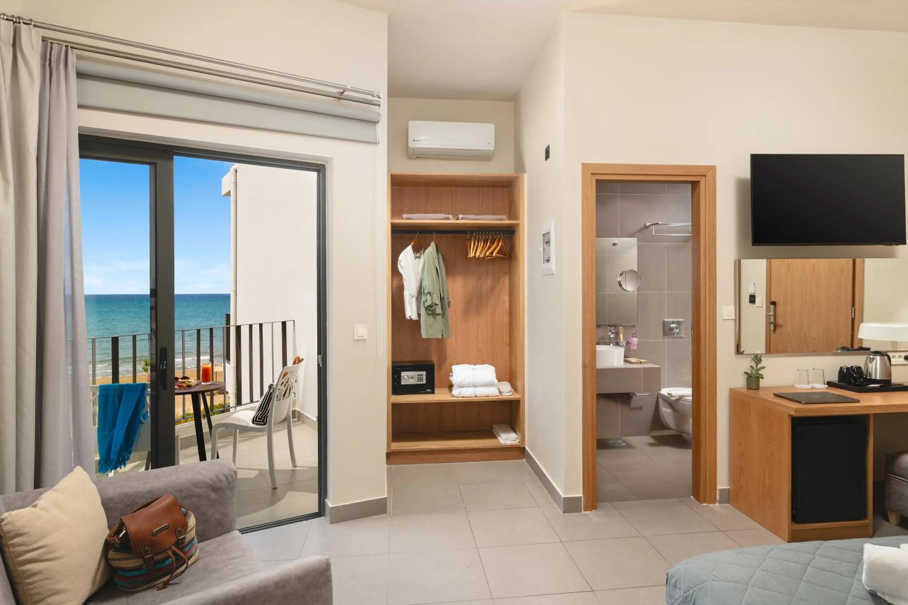 Balcony/Terrace in Elia Agia Marina Hotel